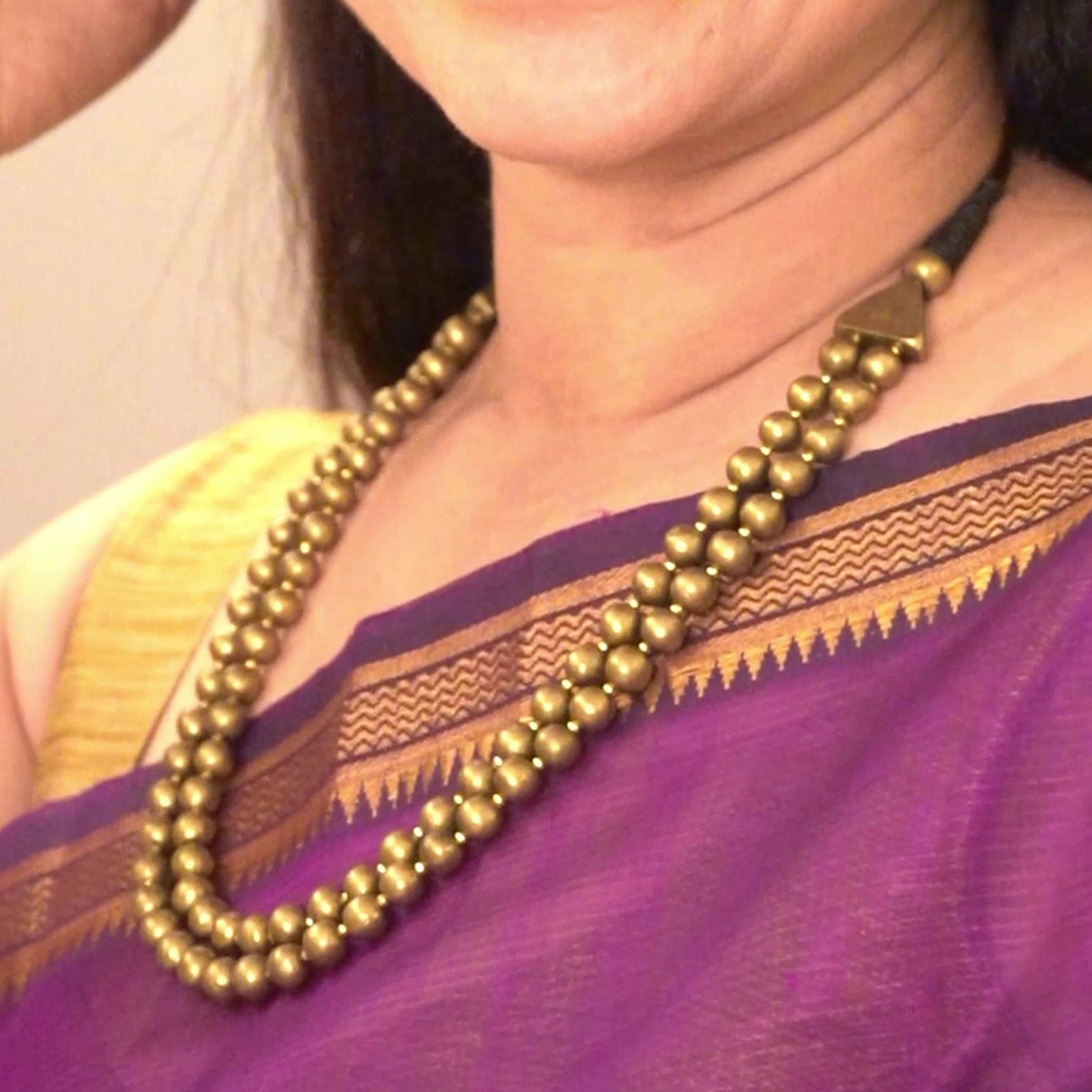 Terracotta Earring & Necklace Set - Indian Handloomz