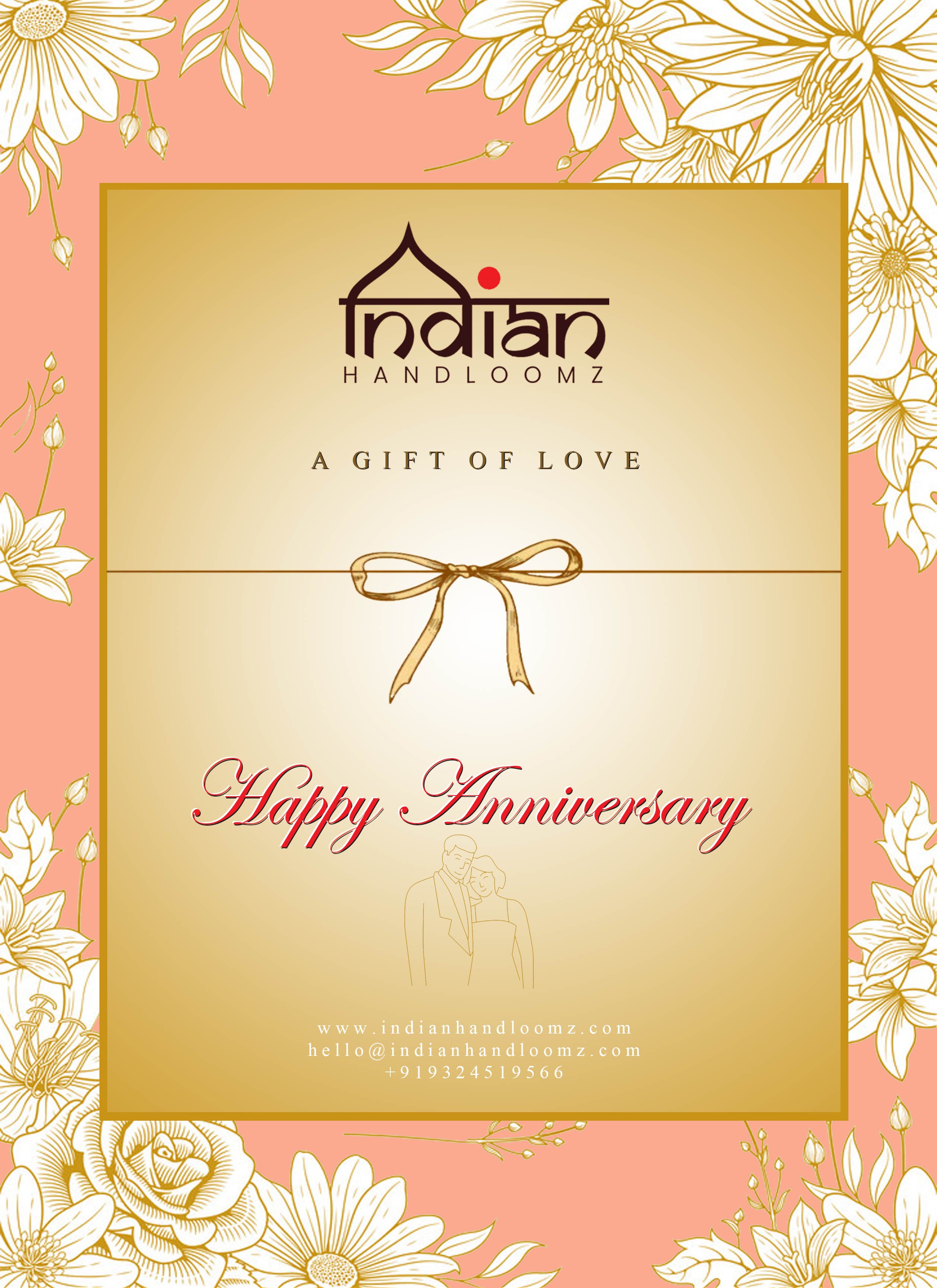 Happy Anniversary - Indian Handloomz