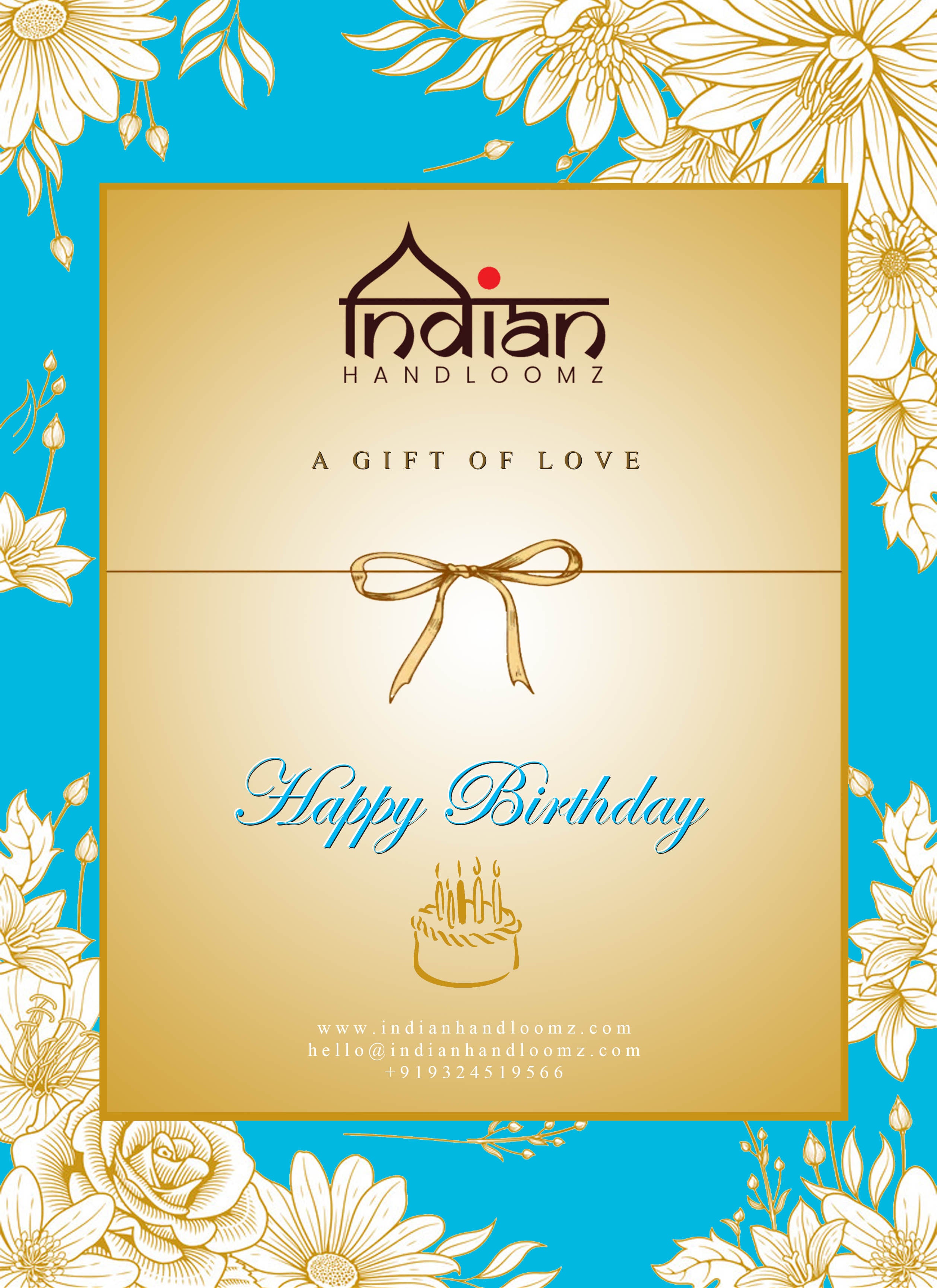 Happy Birthday - Indian Handloomz