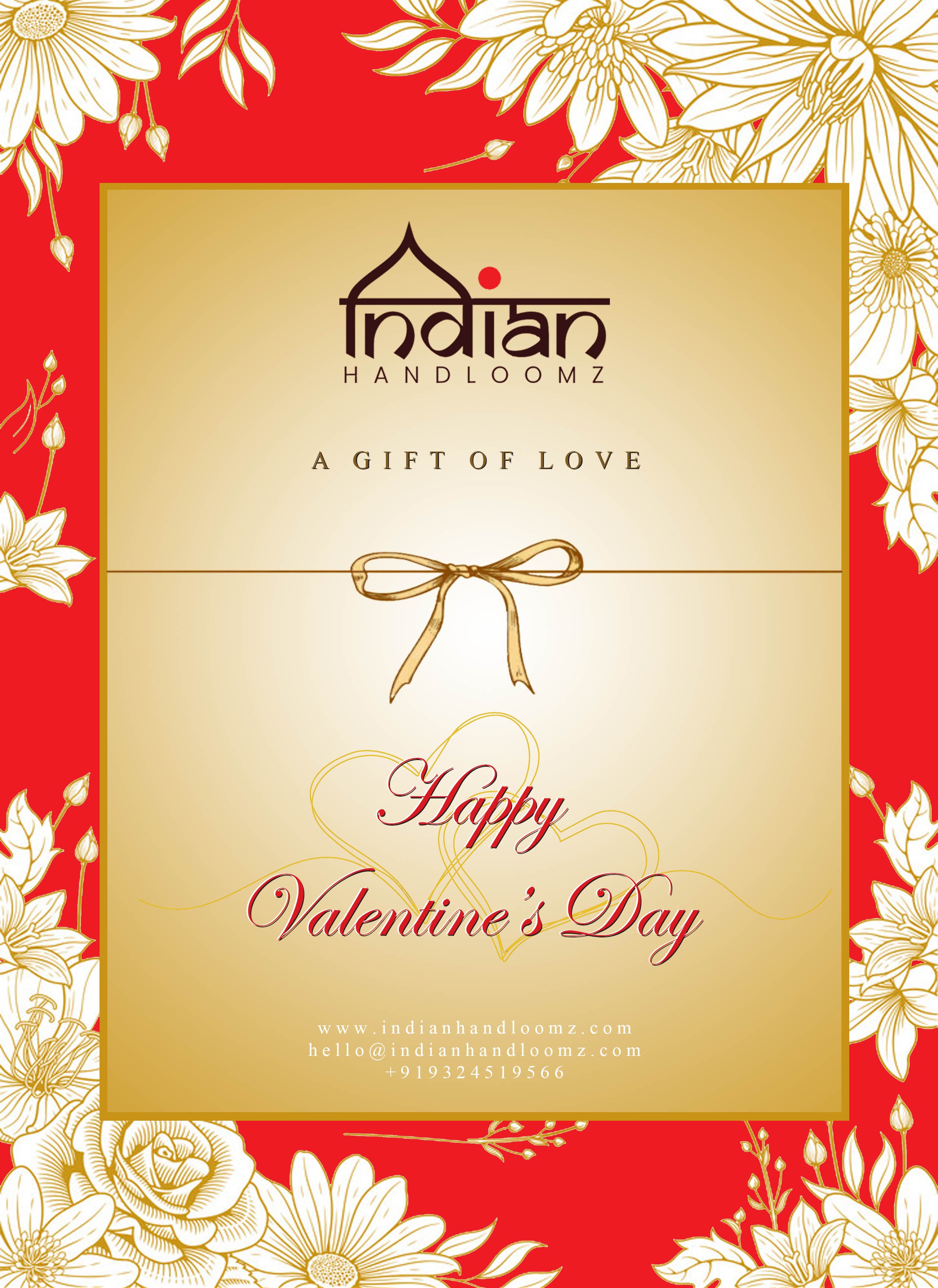 Happy Valentines Day - Indian Handloomz
