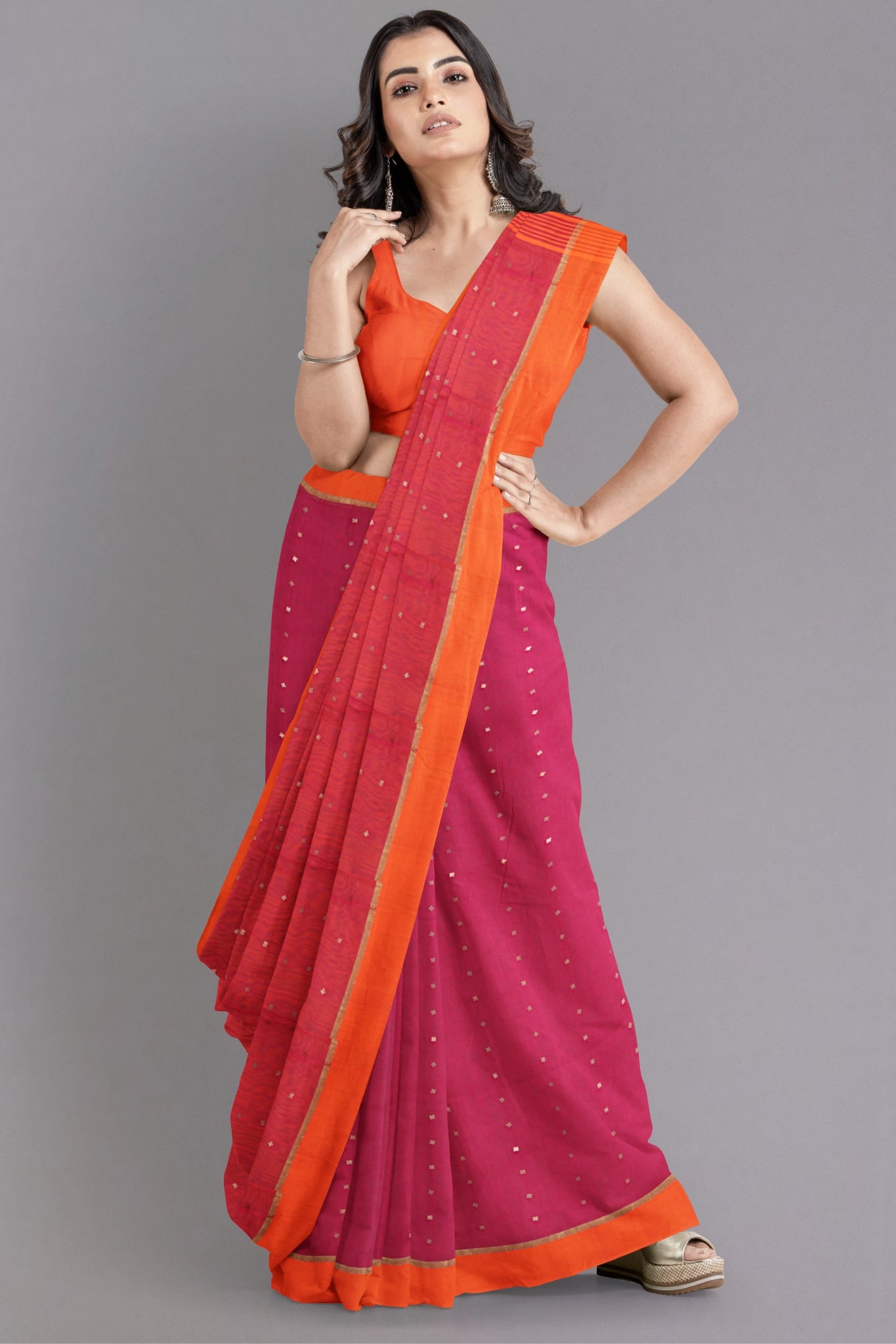 fancy designer wedding bridal party wear saree