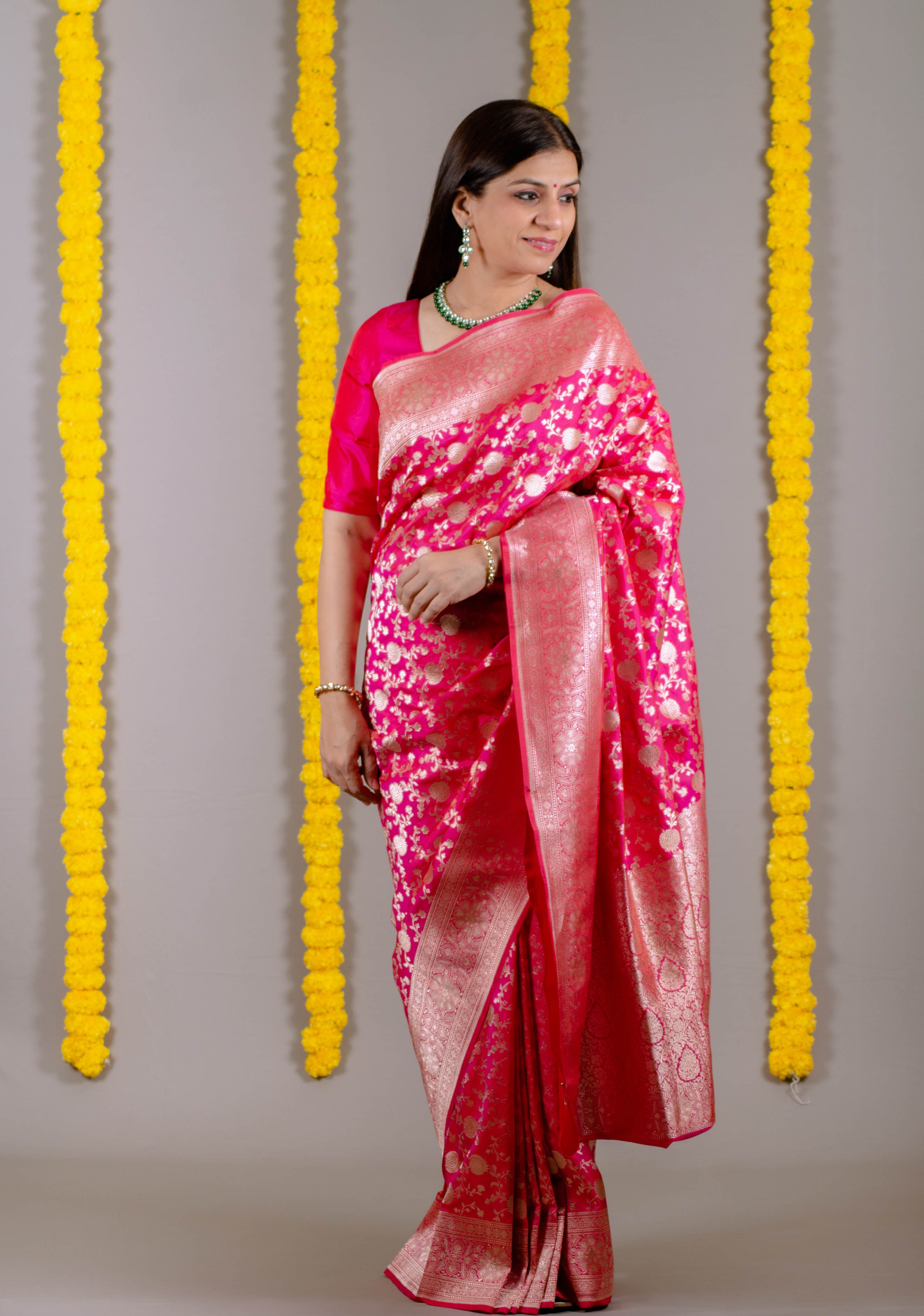 fancy designer wedding bridal party wear saree