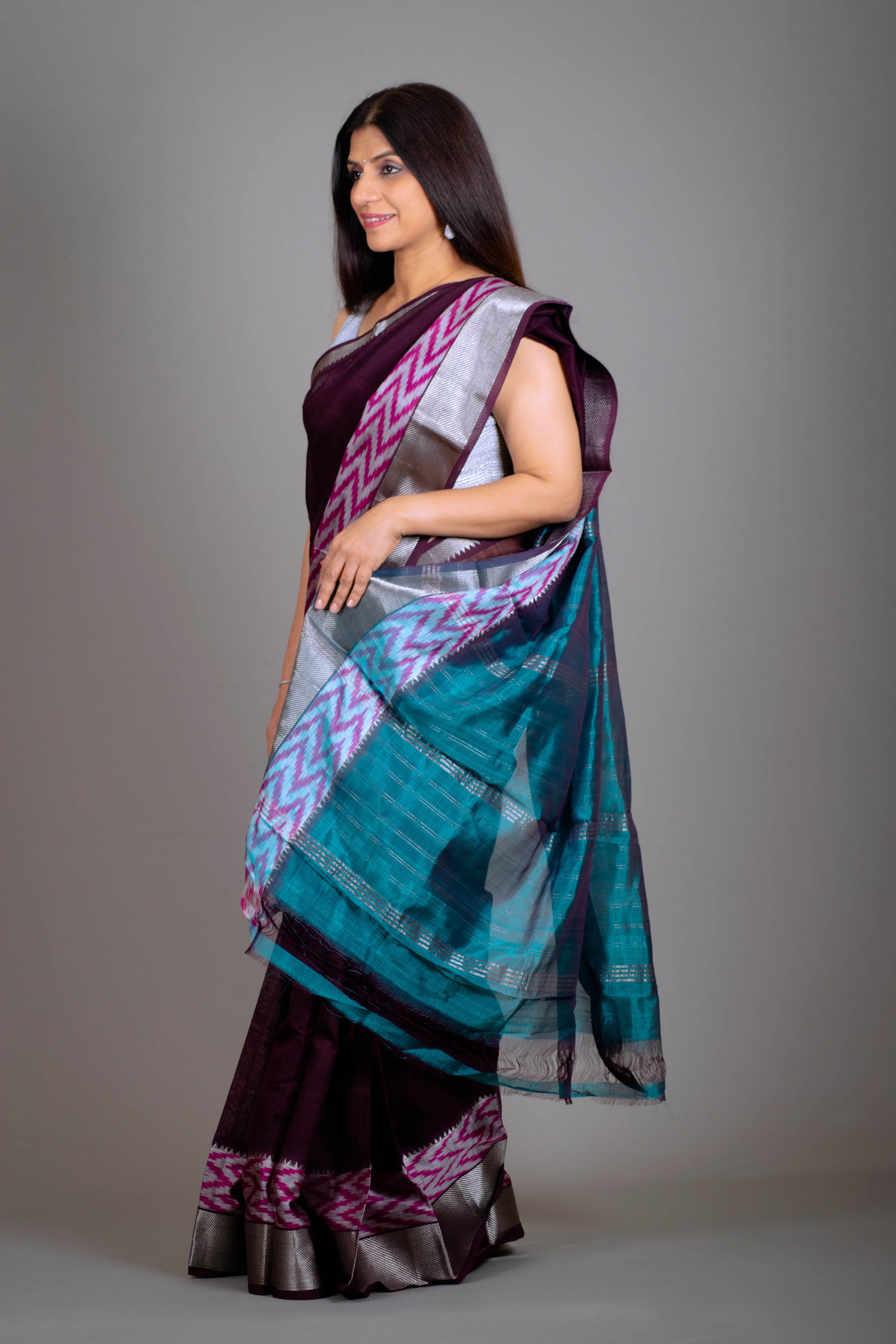 fancy designer wedding bridal party wear saree