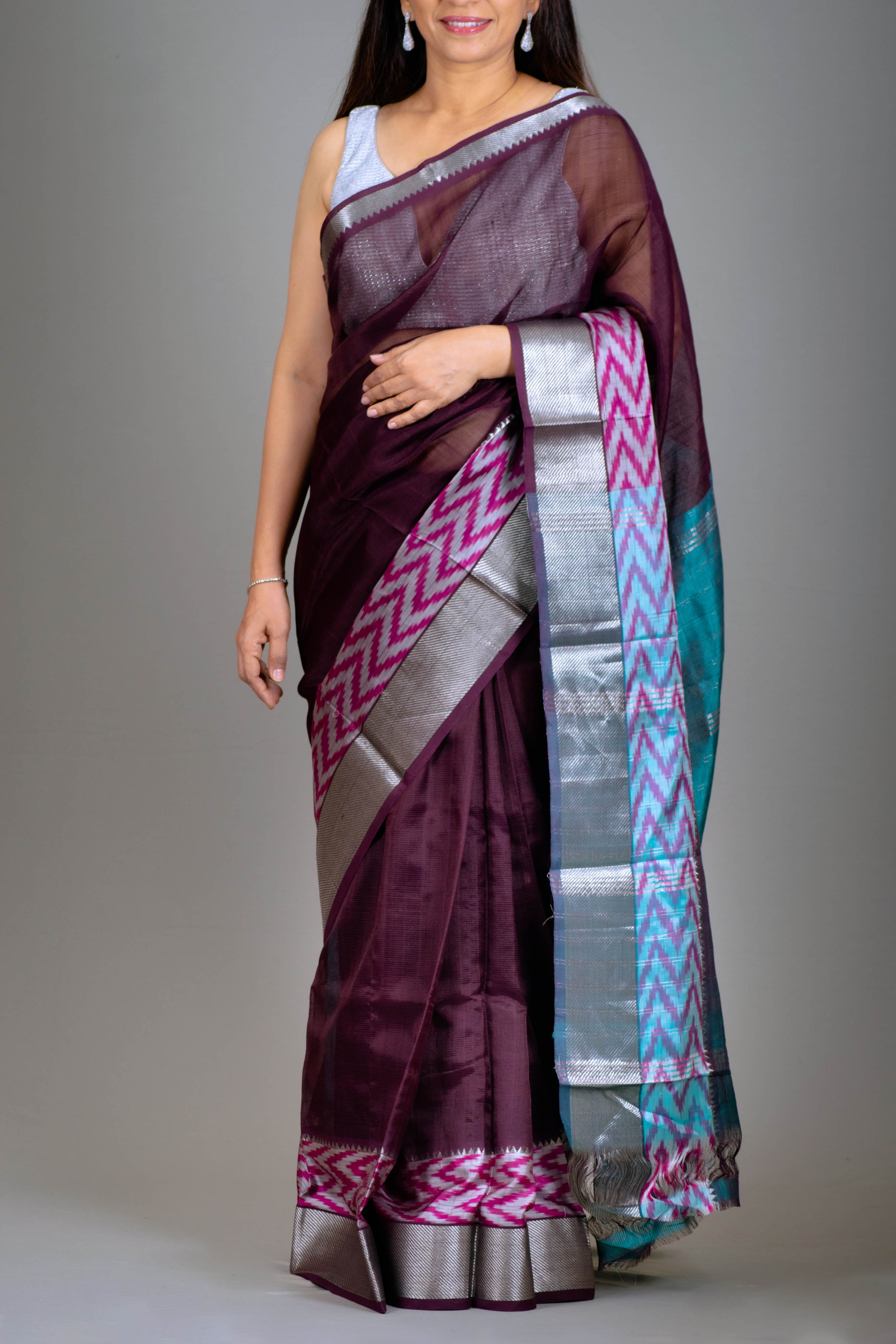 fancy designer wedding bridal party wear saree