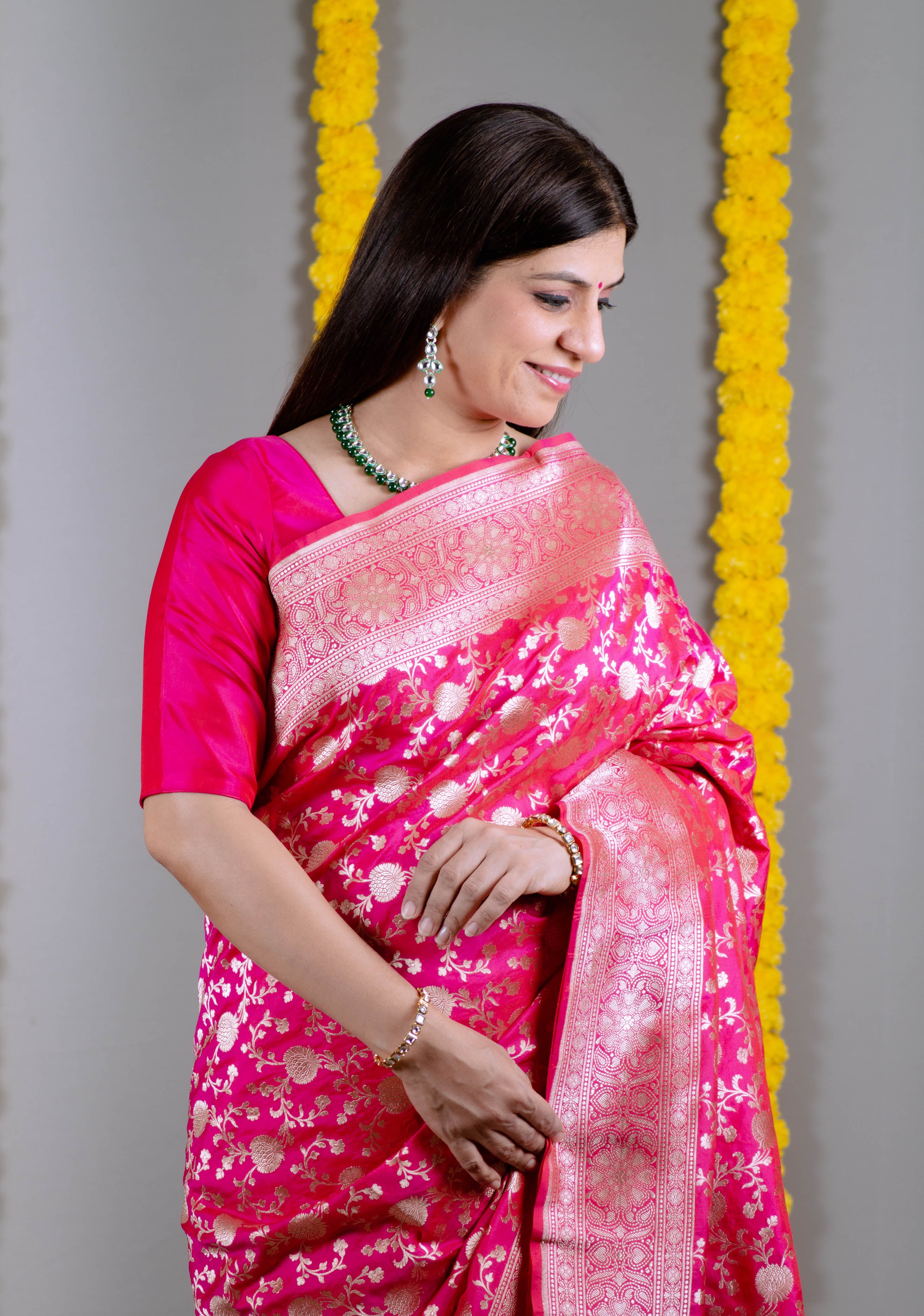 fancy designer wedding bridal party wear saree