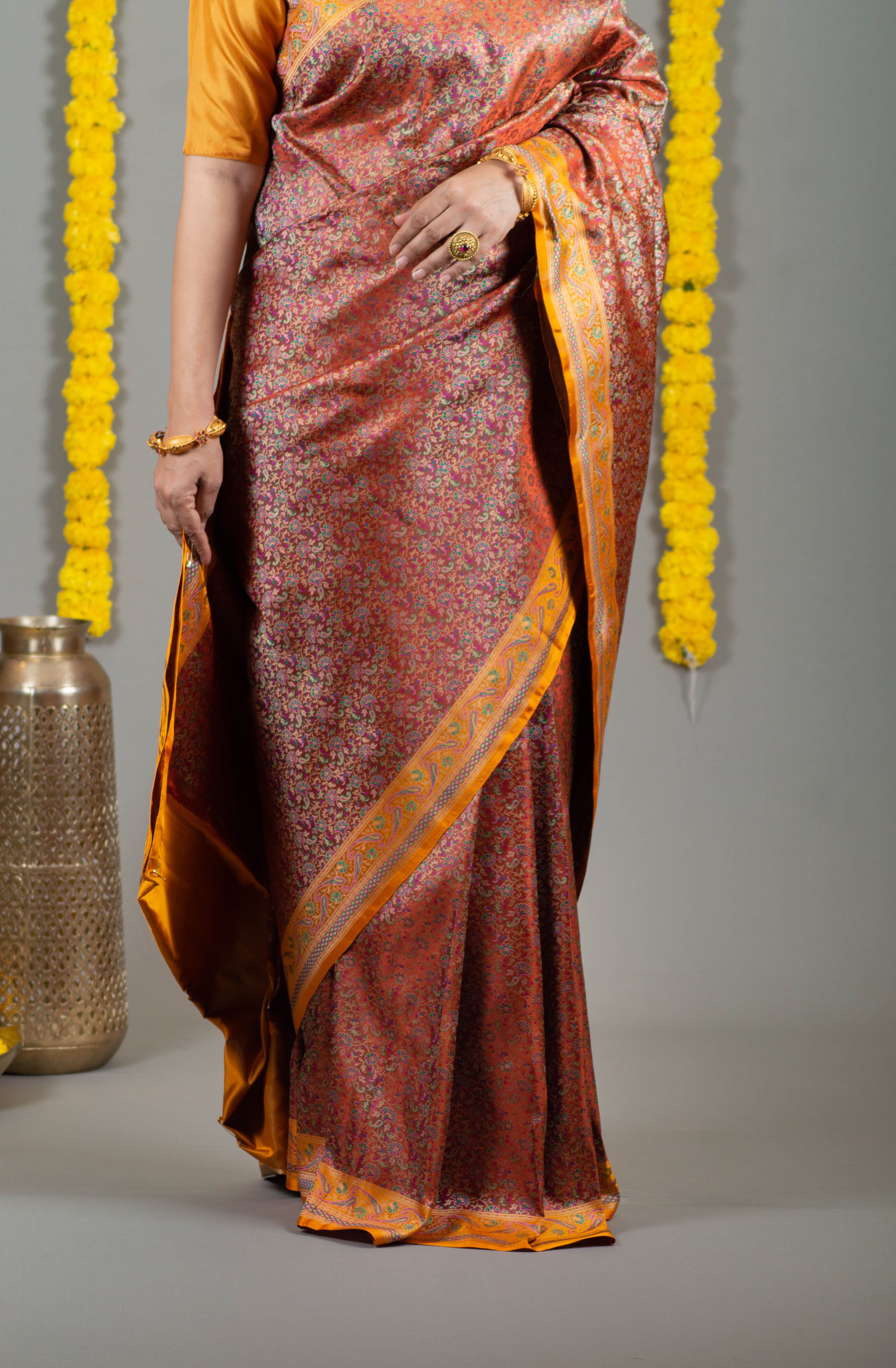 fancy designer wedding bridal party wear saree