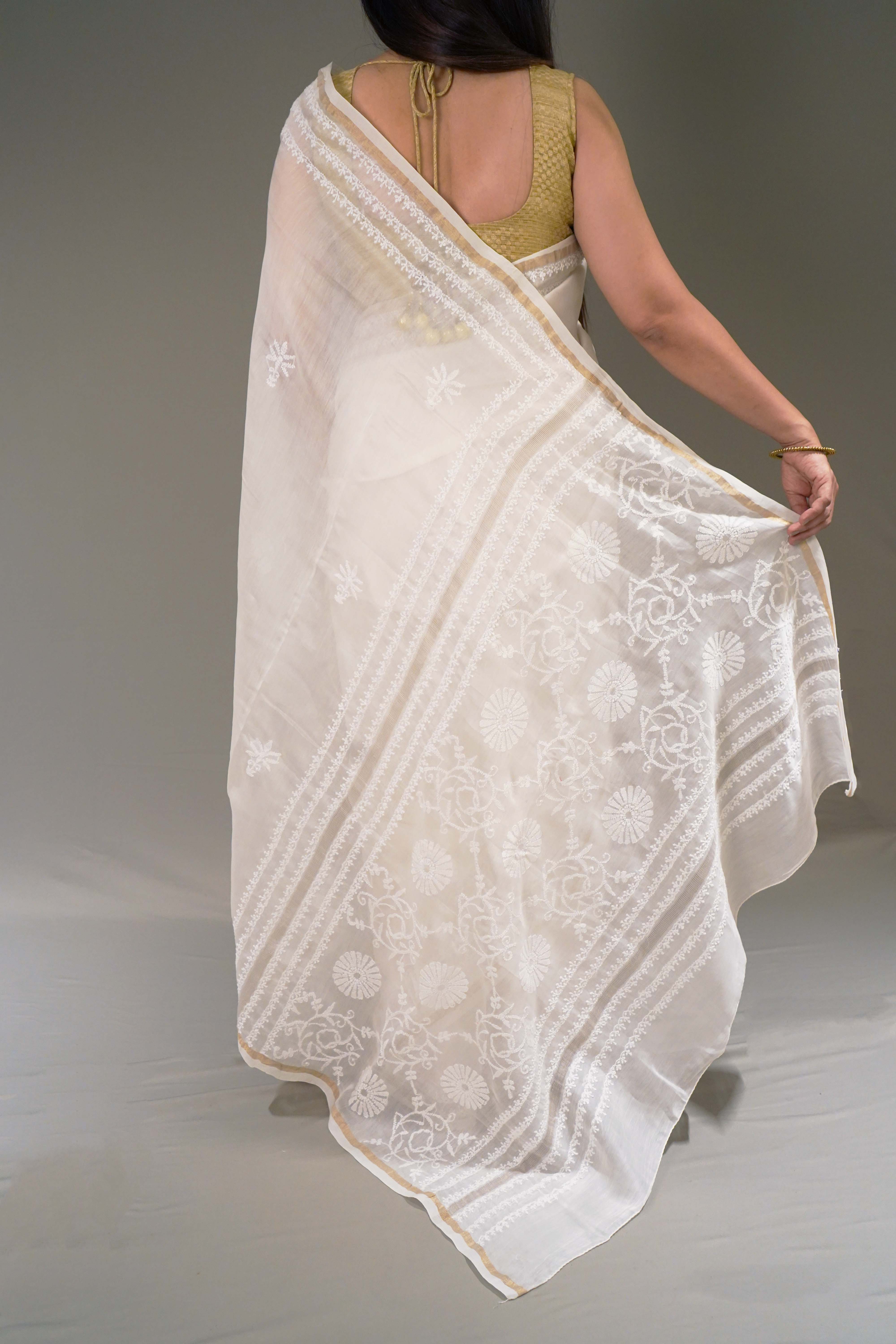 fancy designer wedding bridal party wear saree