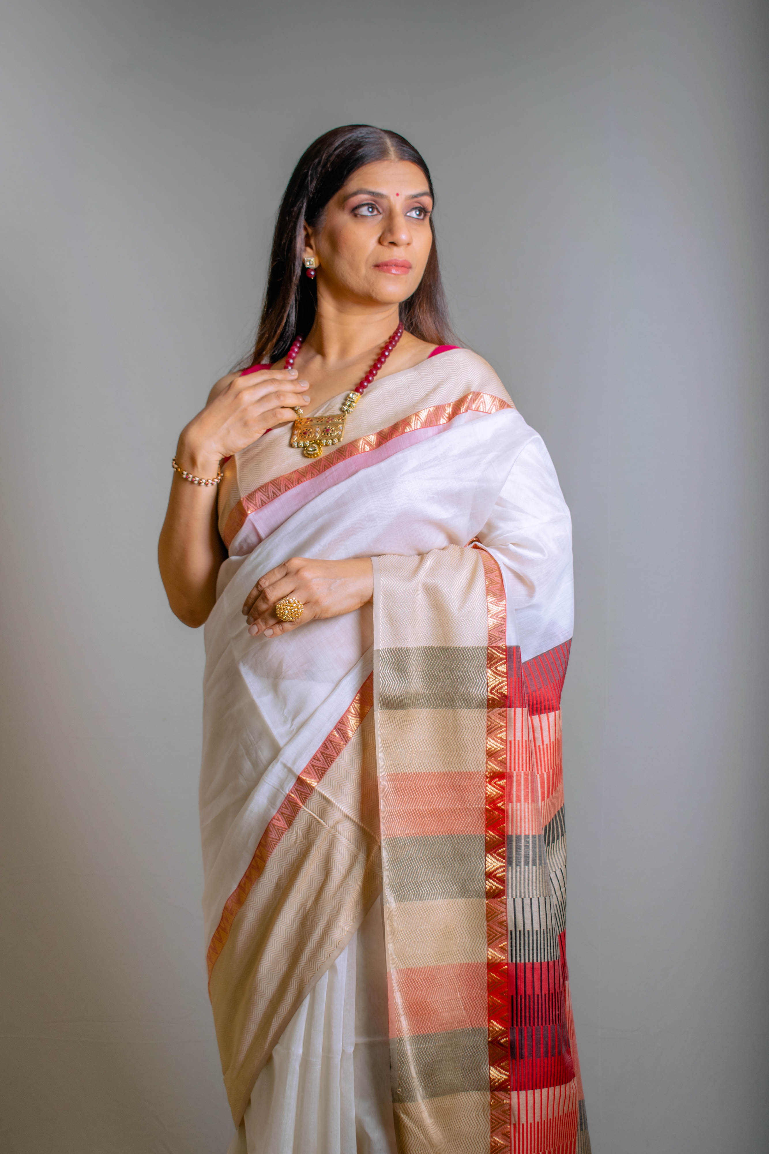 fancy designer wedding bridal party wear saree