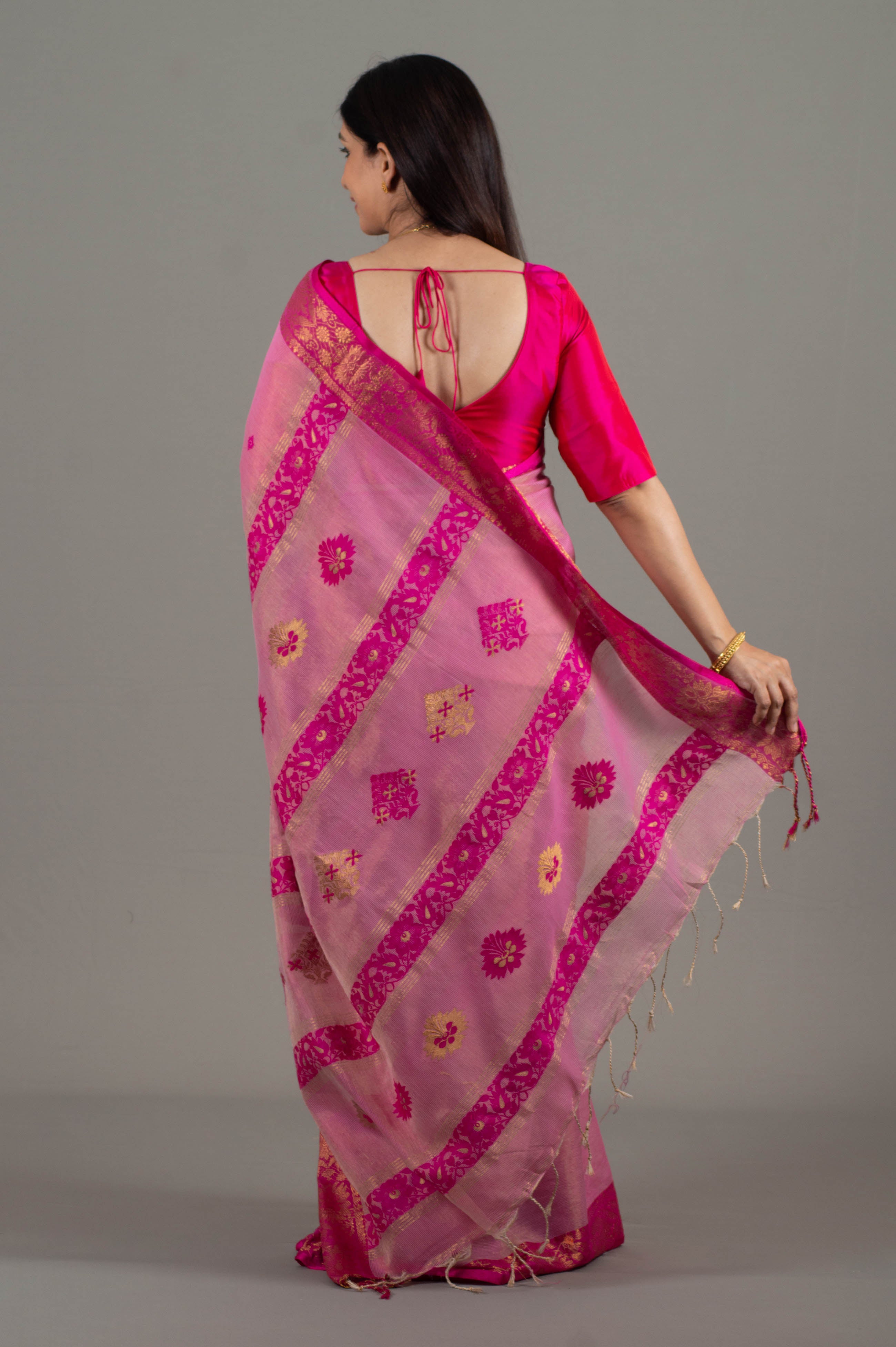 fancy designer wedding bridal party wear saree