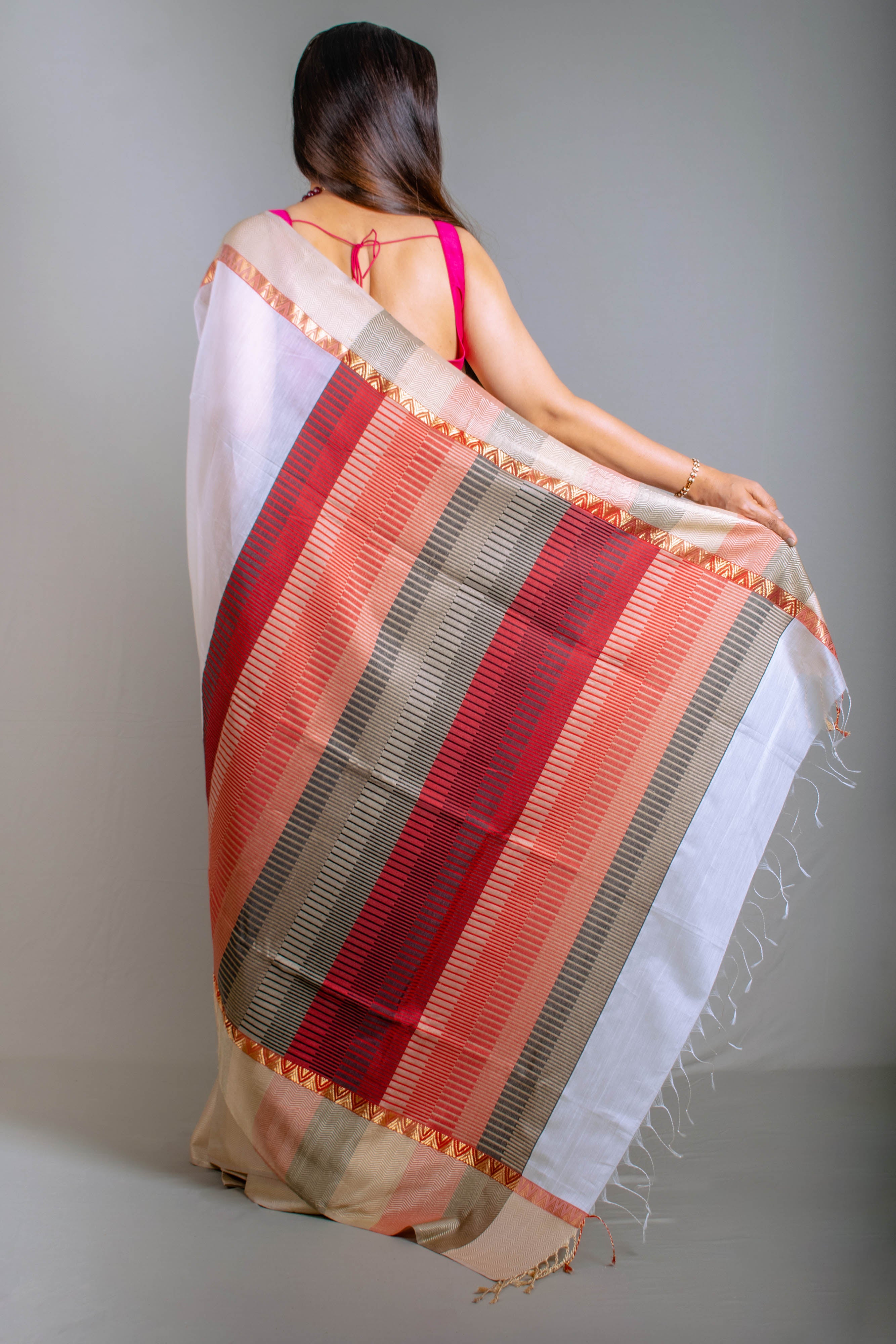 fancy designer wedding bridal party wear saree