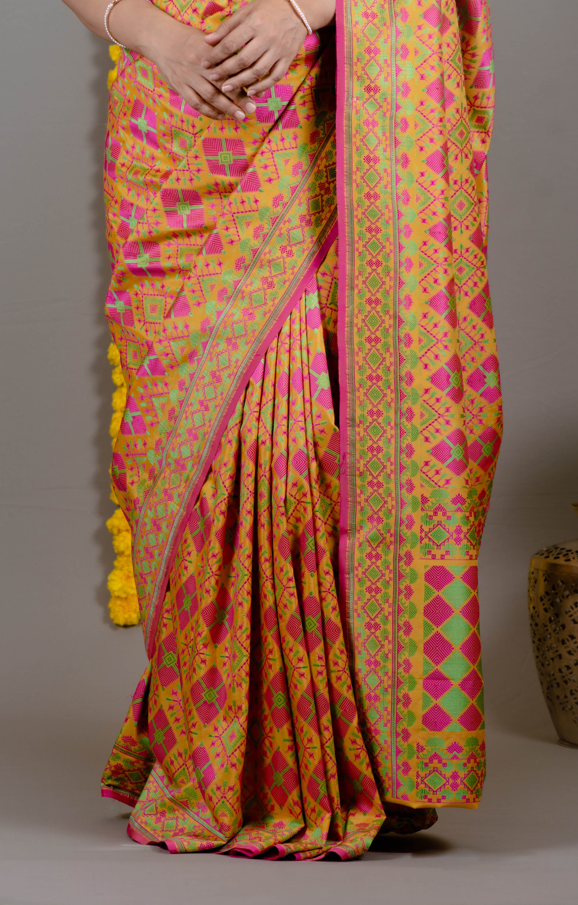 fancy designer wedding bridal party wear saree