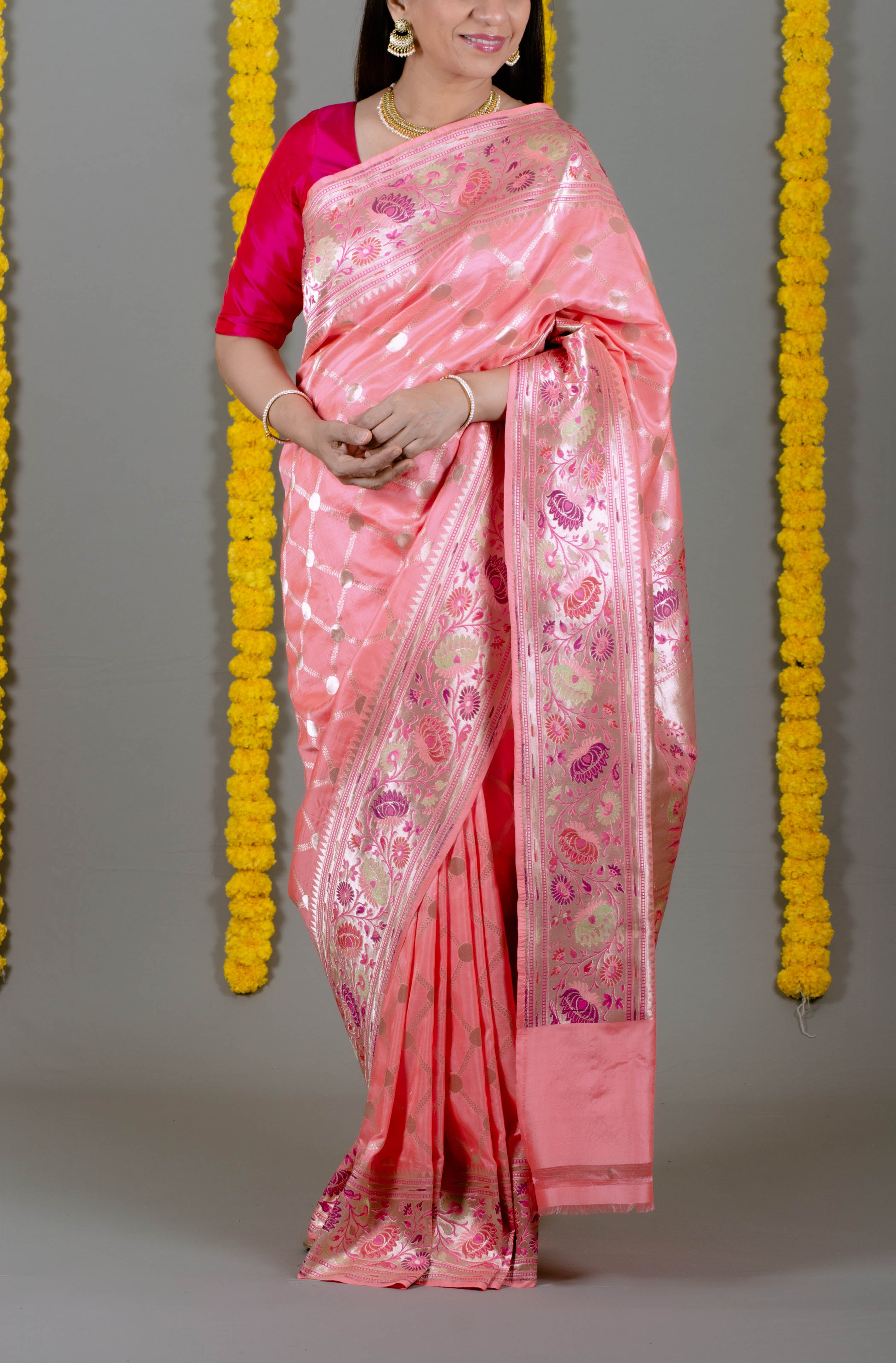 fancy designer wedding bridal party wear saree