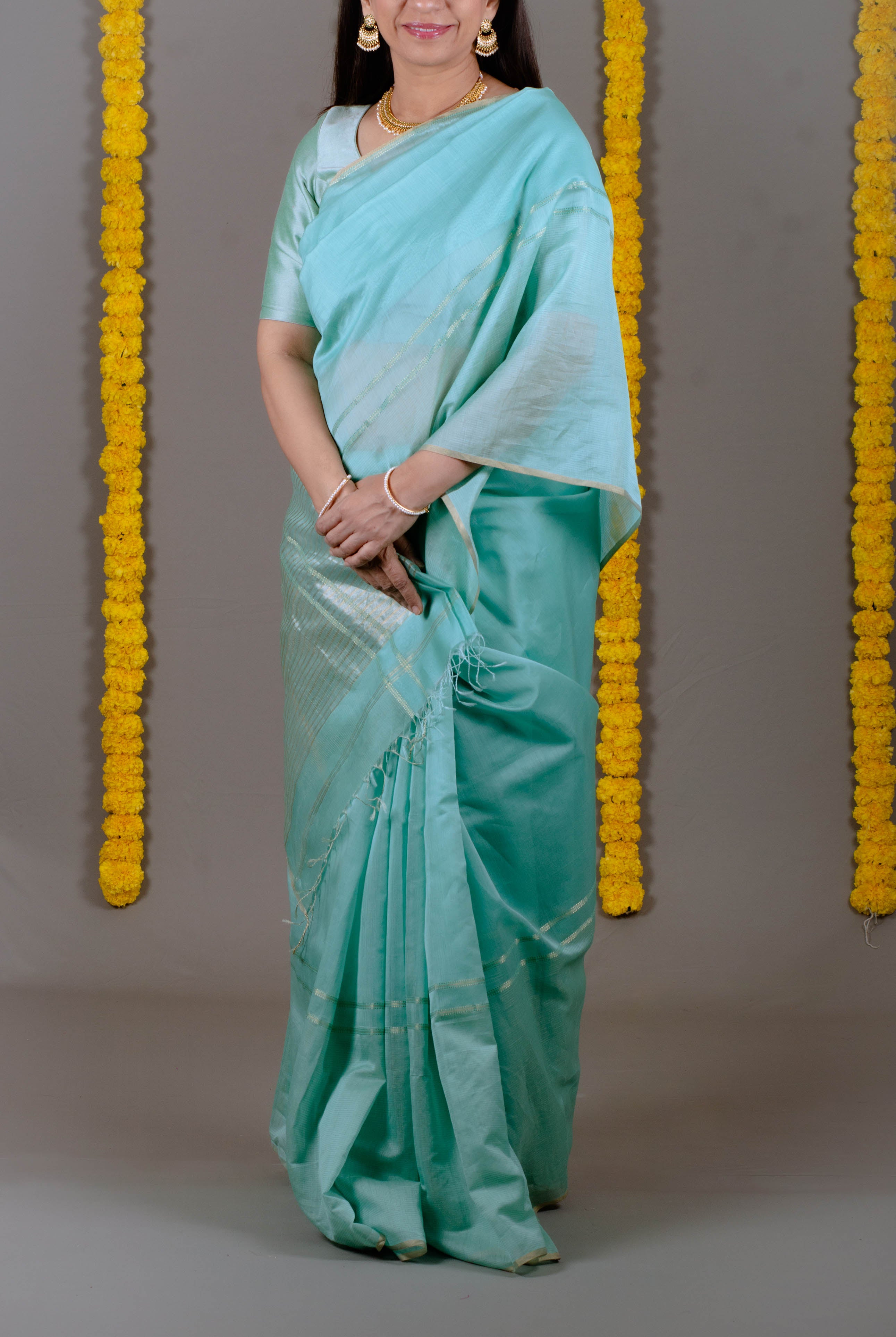 fancy designer wedding bridal party wear saree