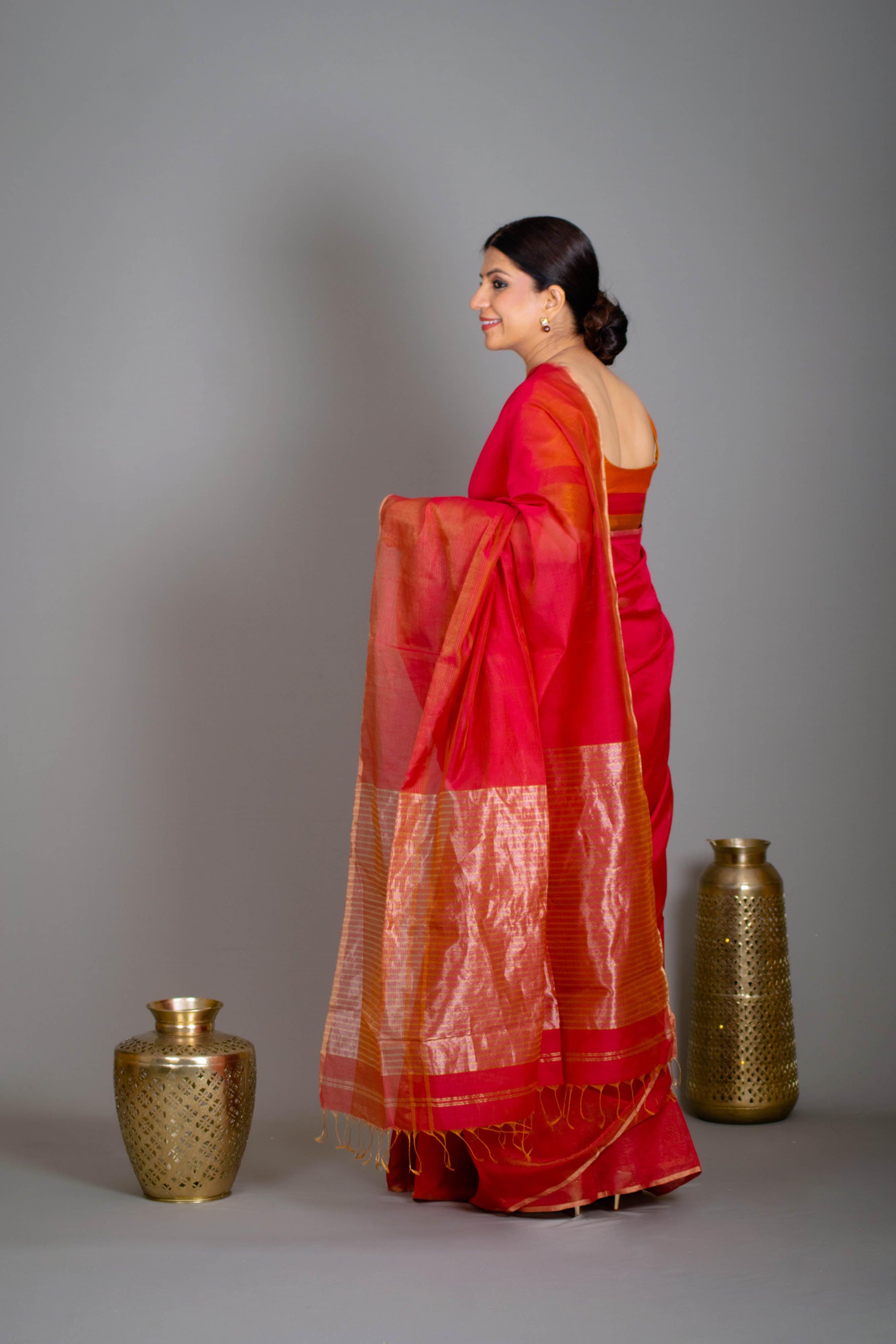 fancy designer wedding bridal party wear saree