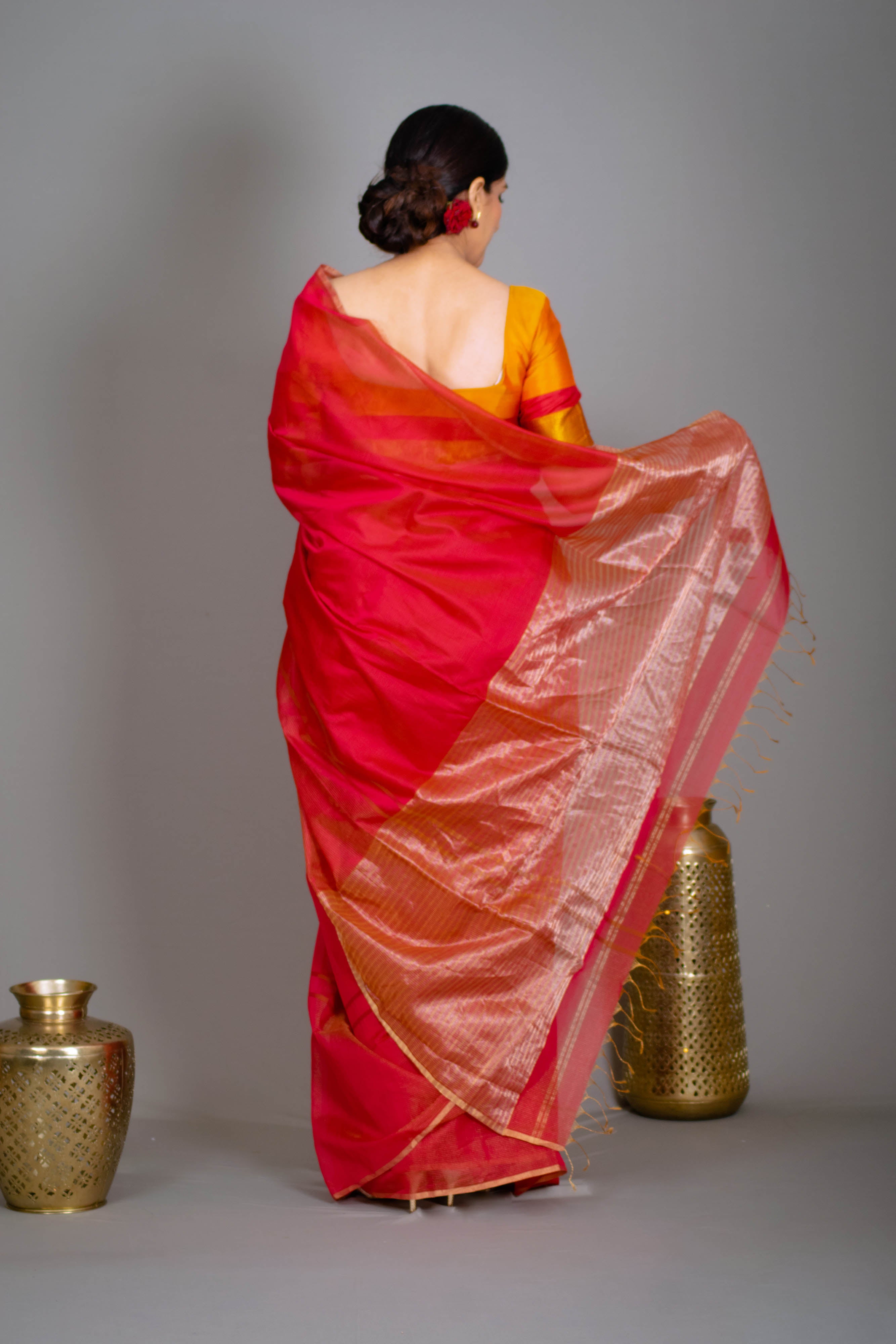 fancy designer wedding bridal party wear saree