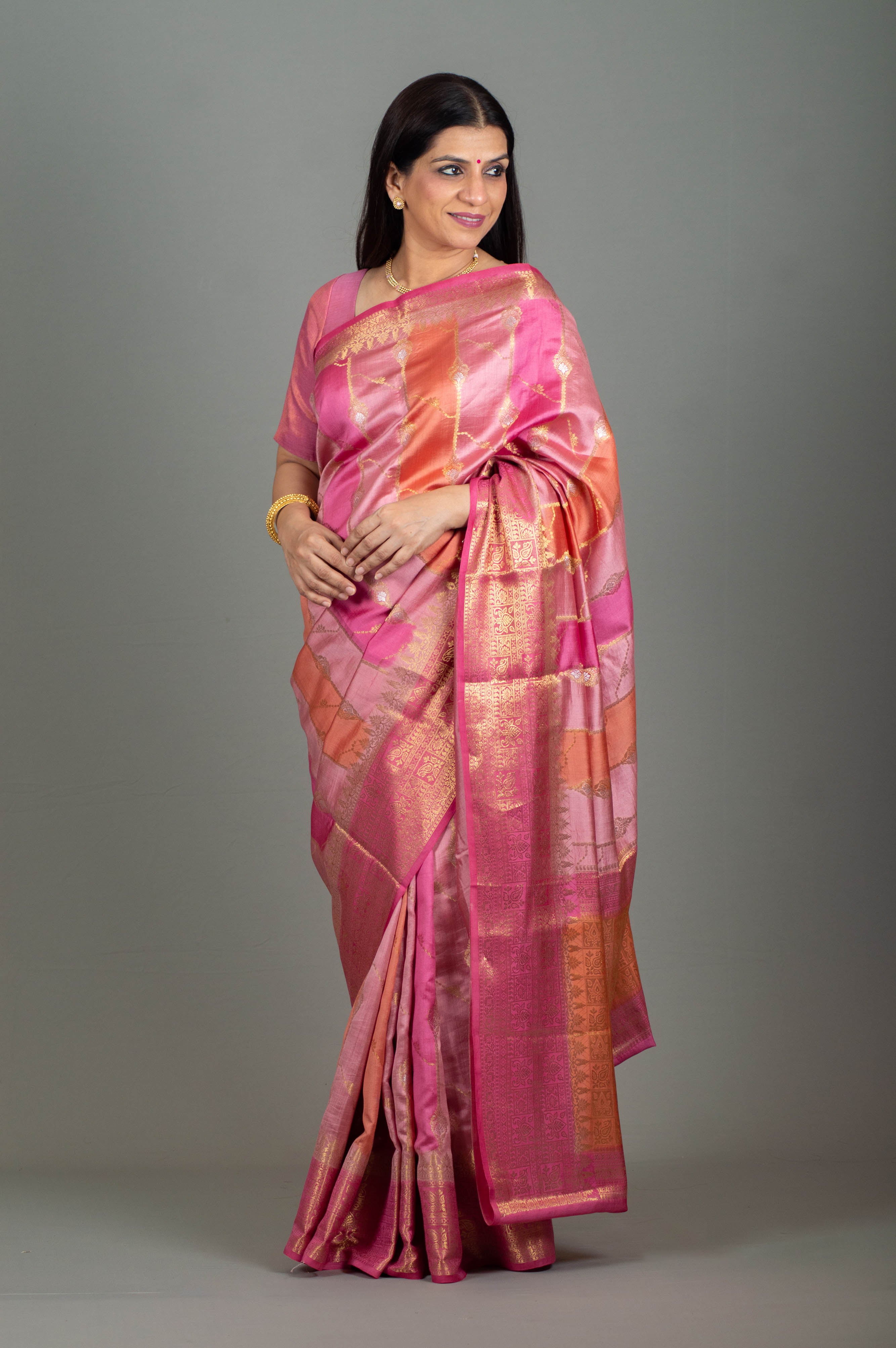 fancy designer wedding bridal party wear saree