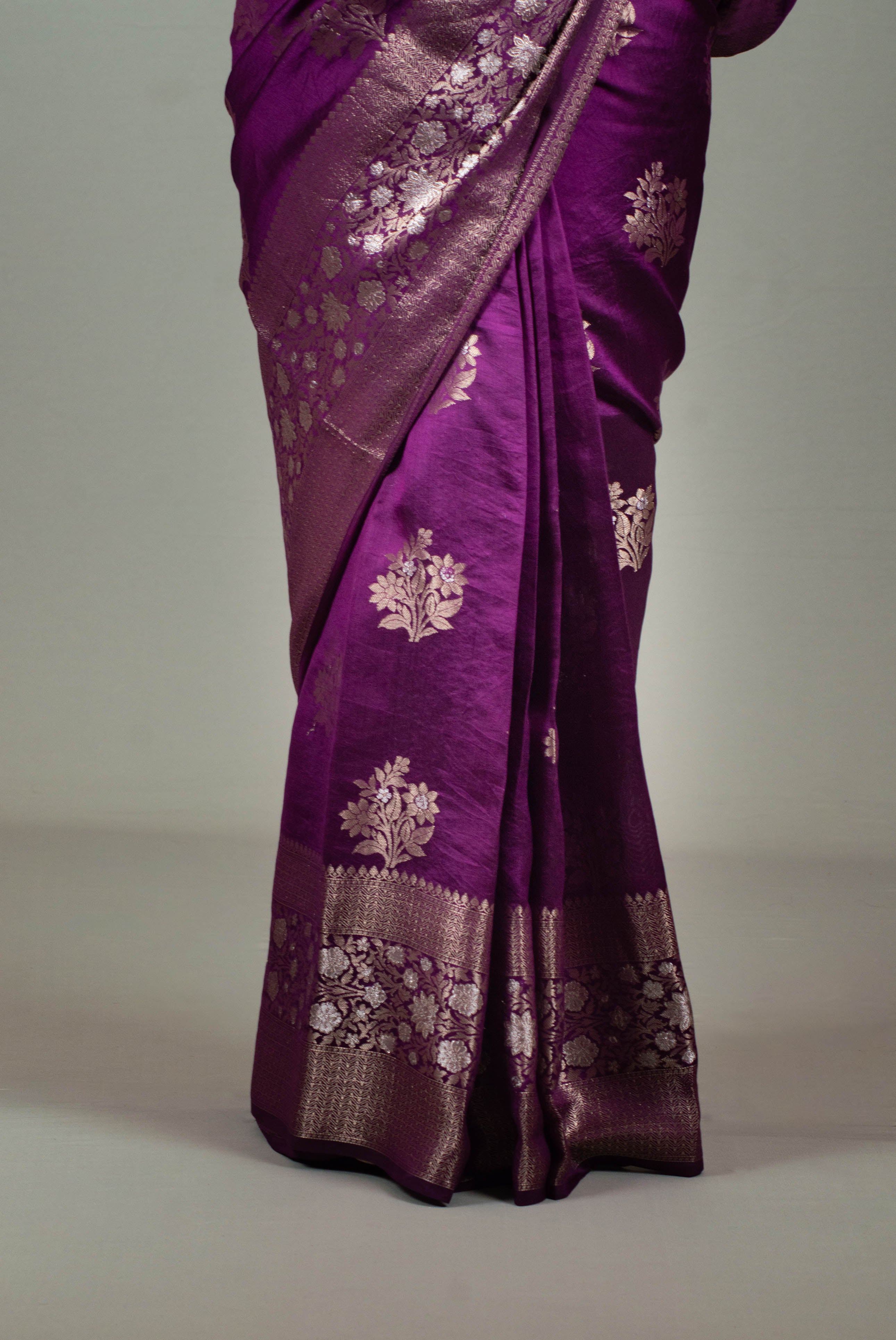 fancy designer wedding bridal party wear saree