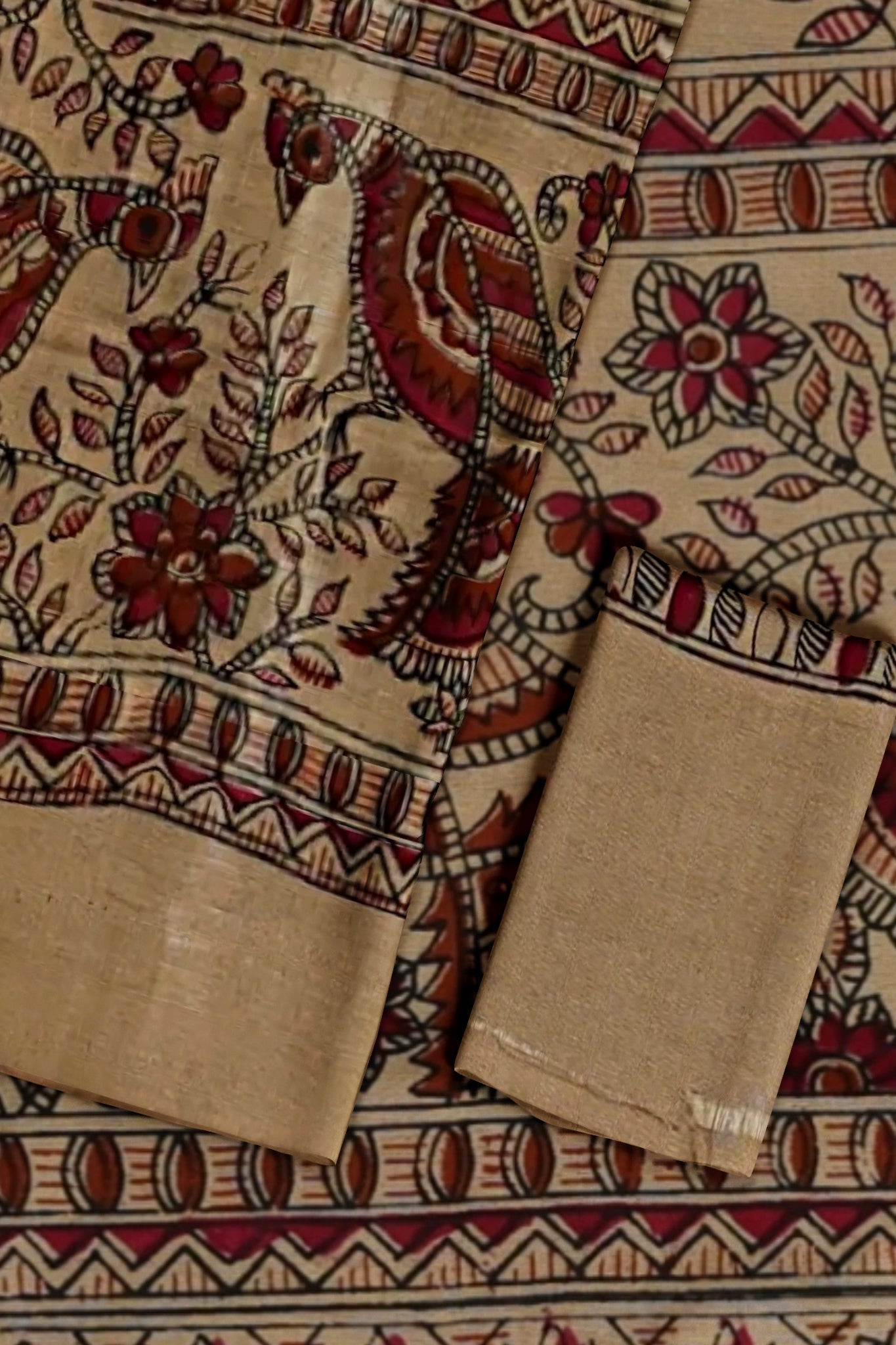 madhubani handblock print festive unstitched salwar suit sets dress material wide collection designer formal suit modern Indian business cotton suit smart casual for women & ladies