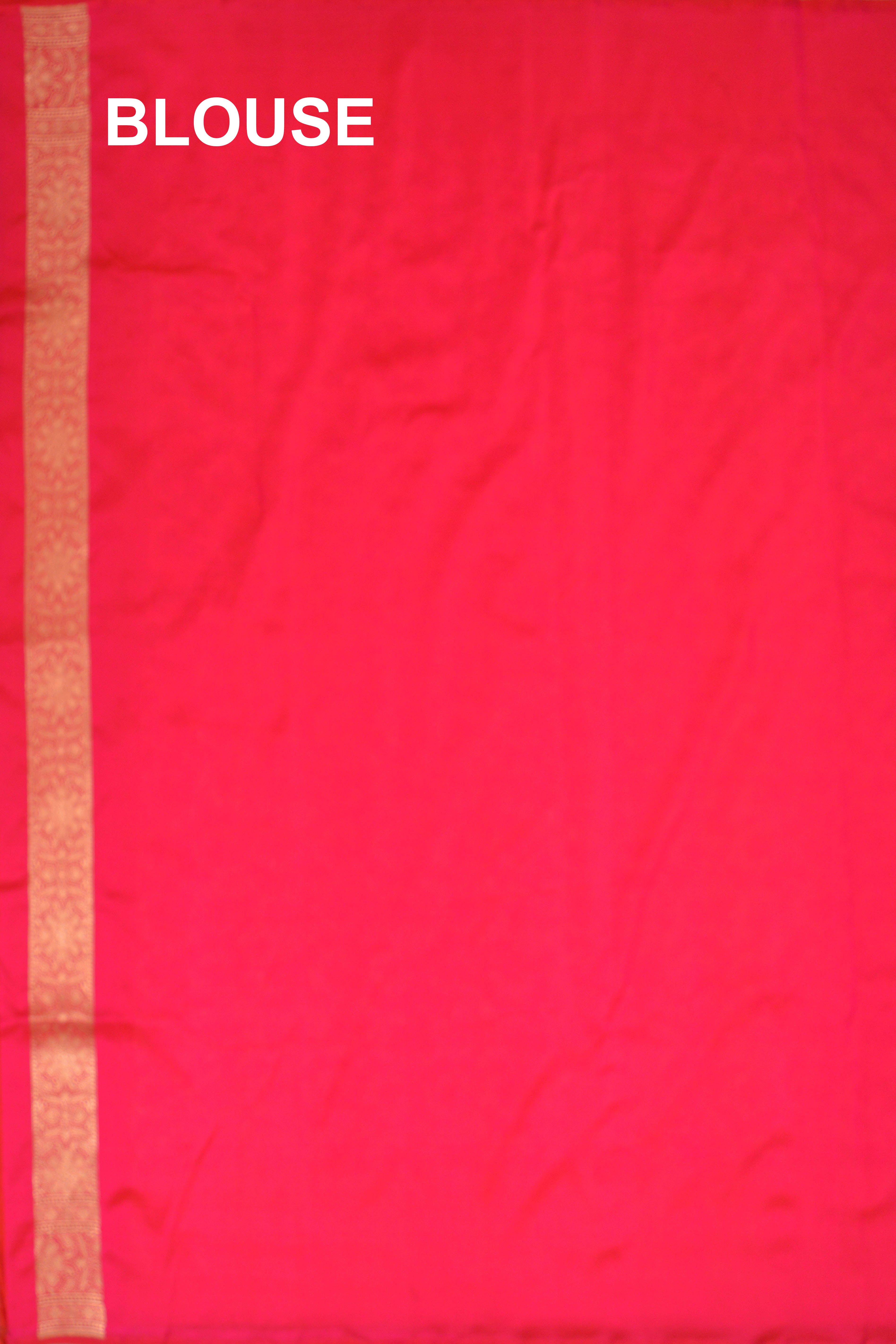 Shriya Pure Banarasi Katan Silk Saree in Dark Rani Shade of Pink (Fuchsia) Colour