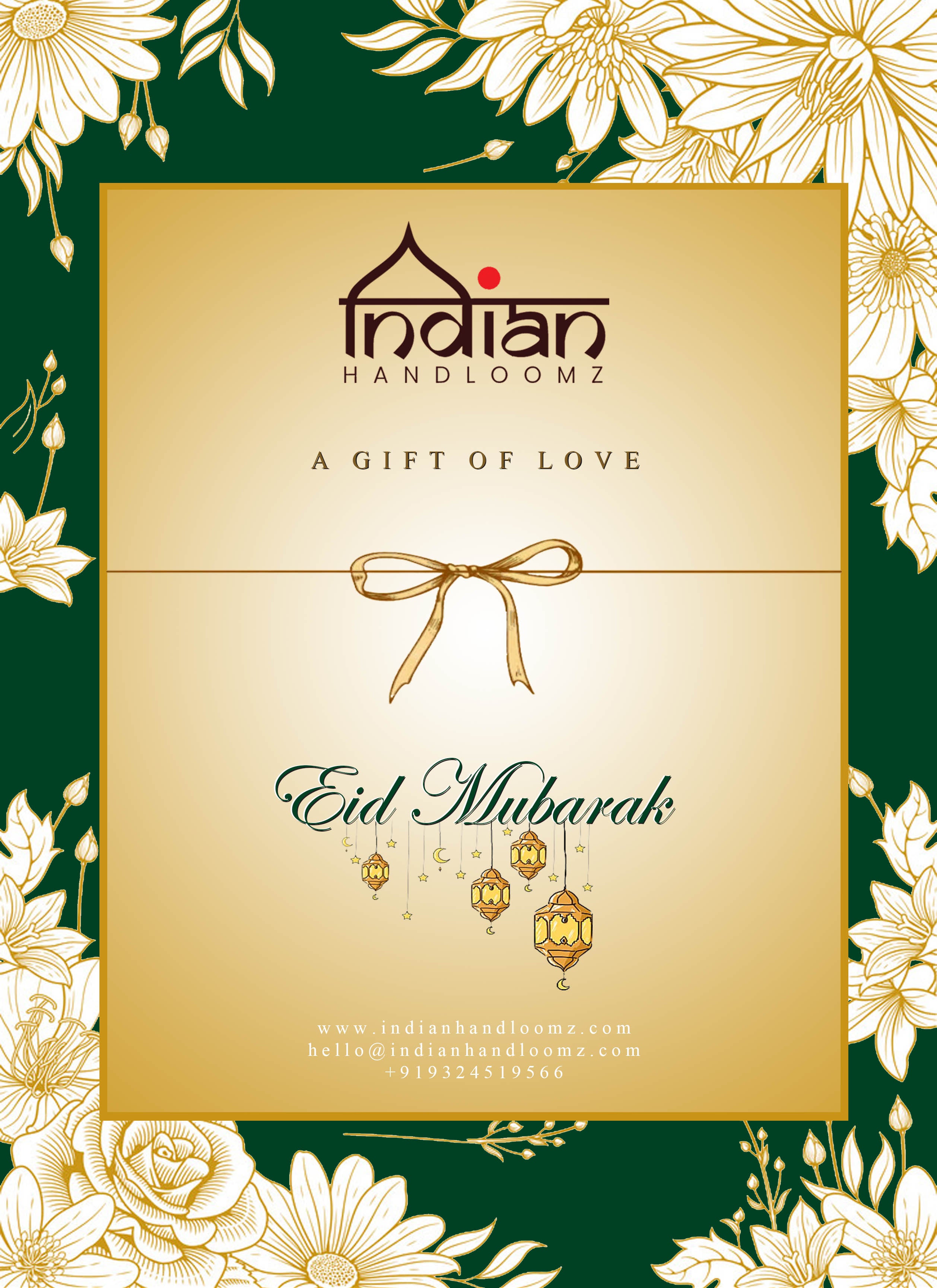 Eid Mubarak - Indian Handloomz