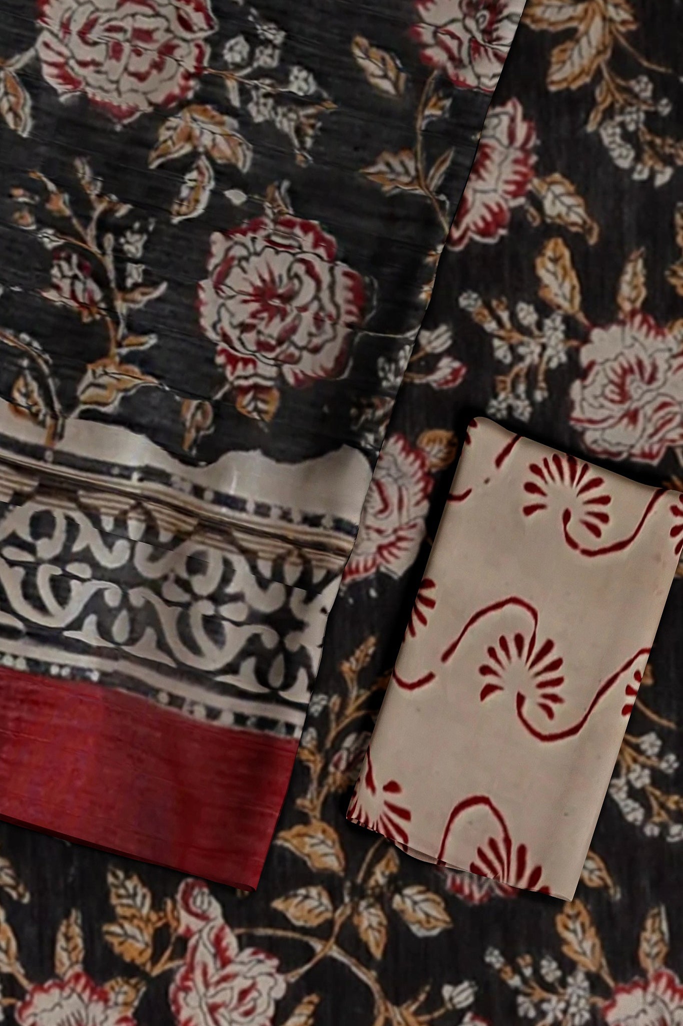 cotton silk chanderi festive floral print unstitched salwar suit sets zari boarder dress material wide collection designer formal suit modern Indian business cotton suit smart casual for women & ladies 