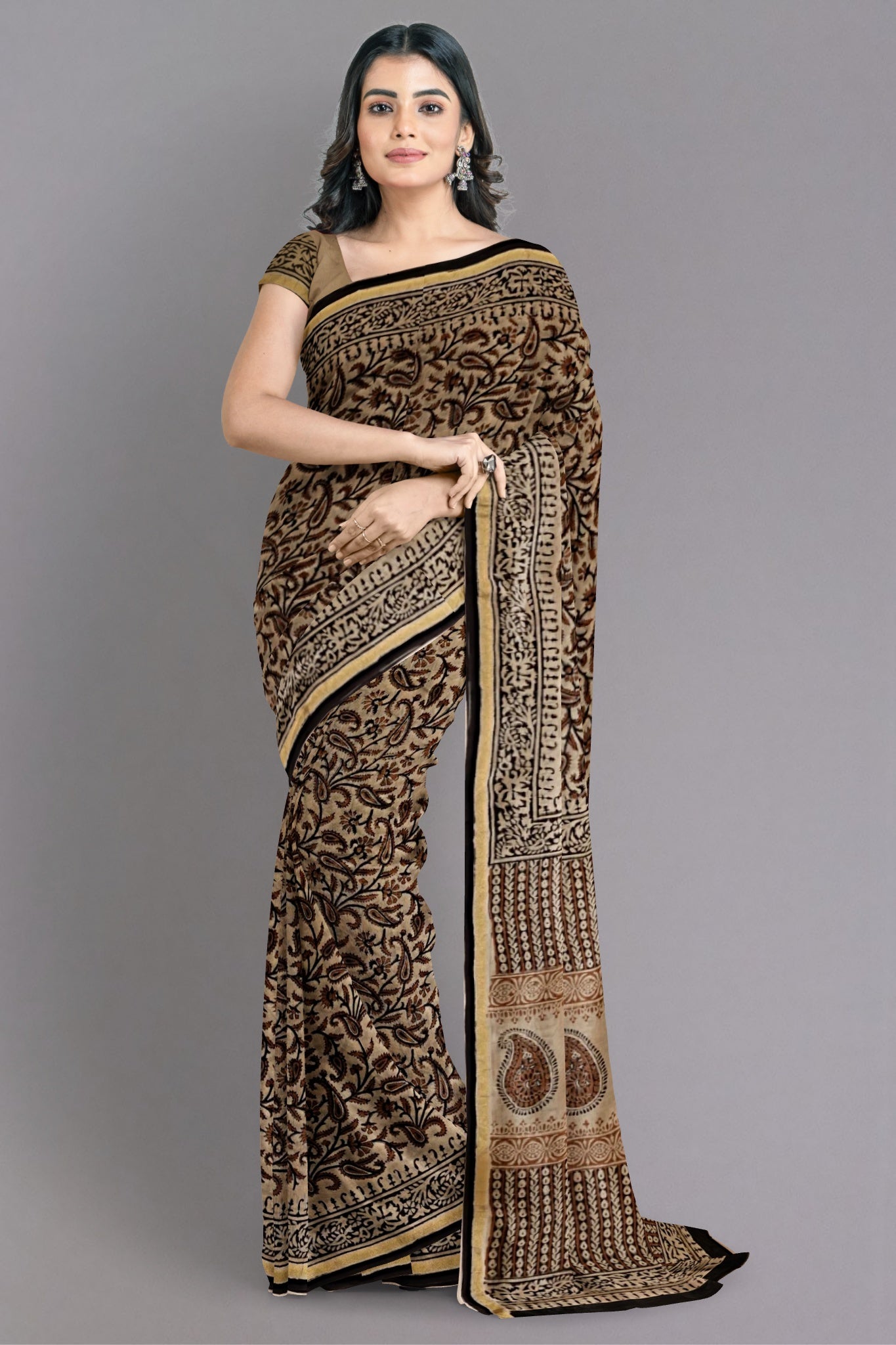 fancy designer wedding bridal party wear saree