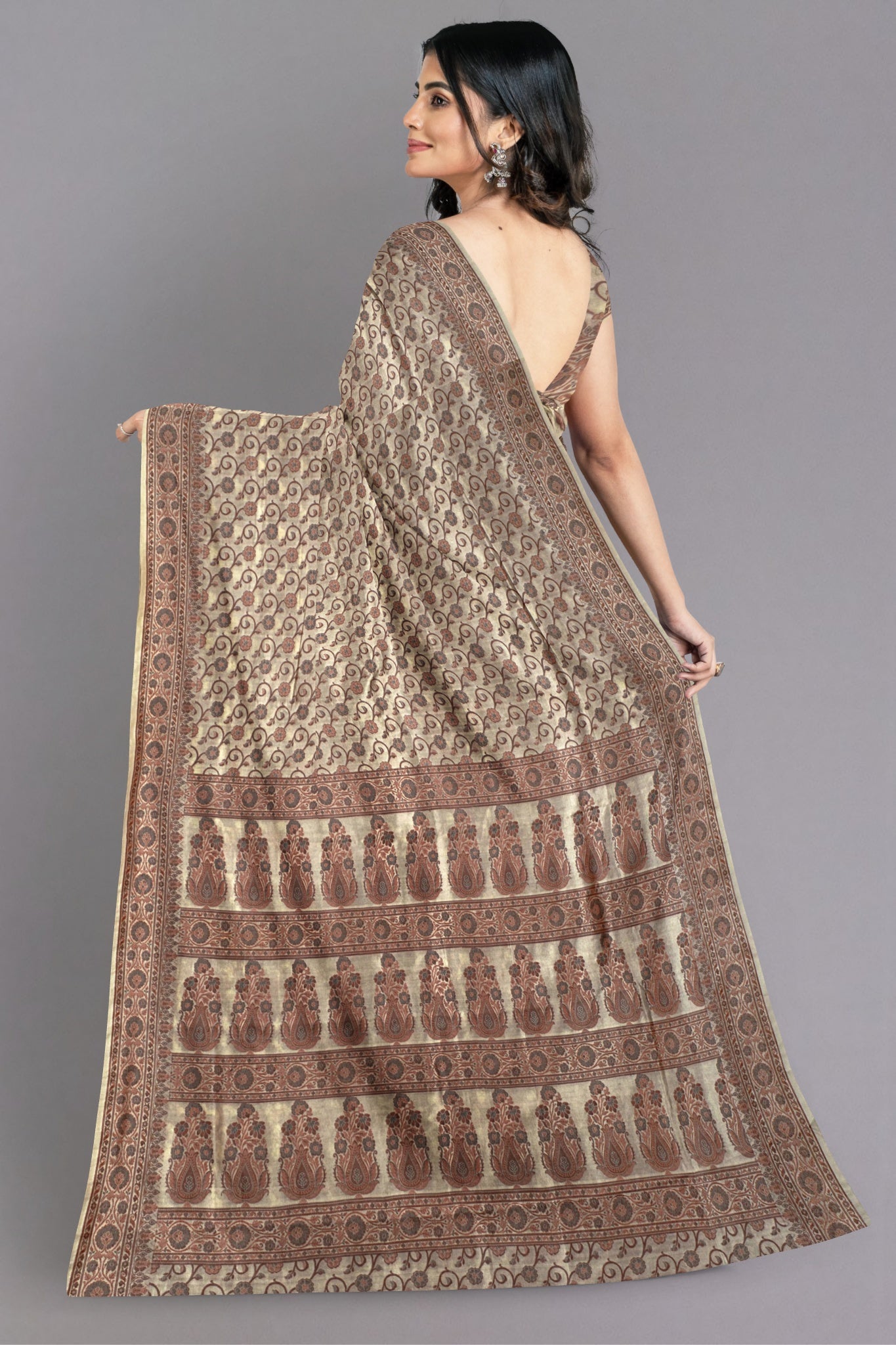 fancy designer wedding bridal party wear saree