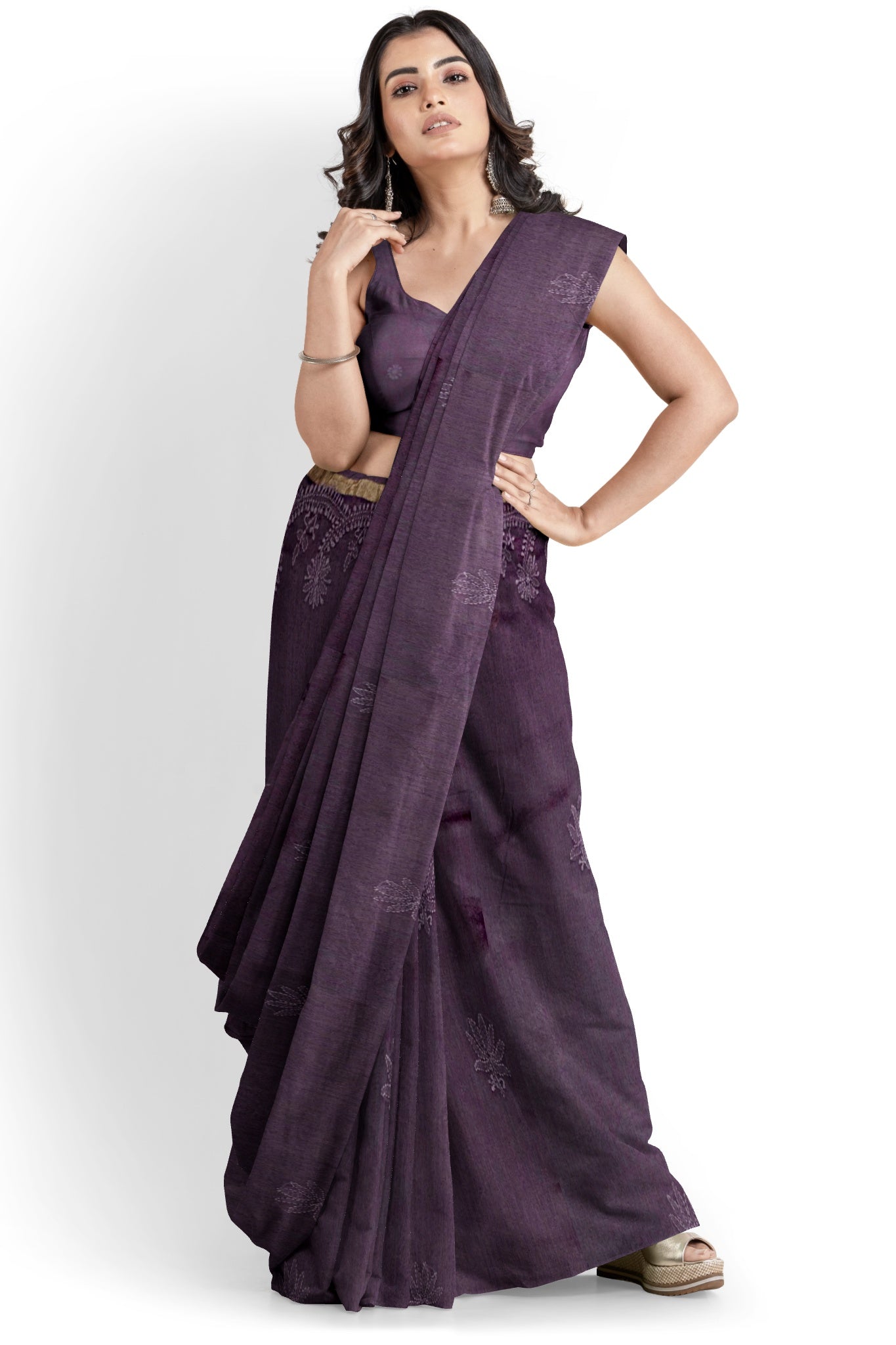 fancy designer wedding bridal party wear saree