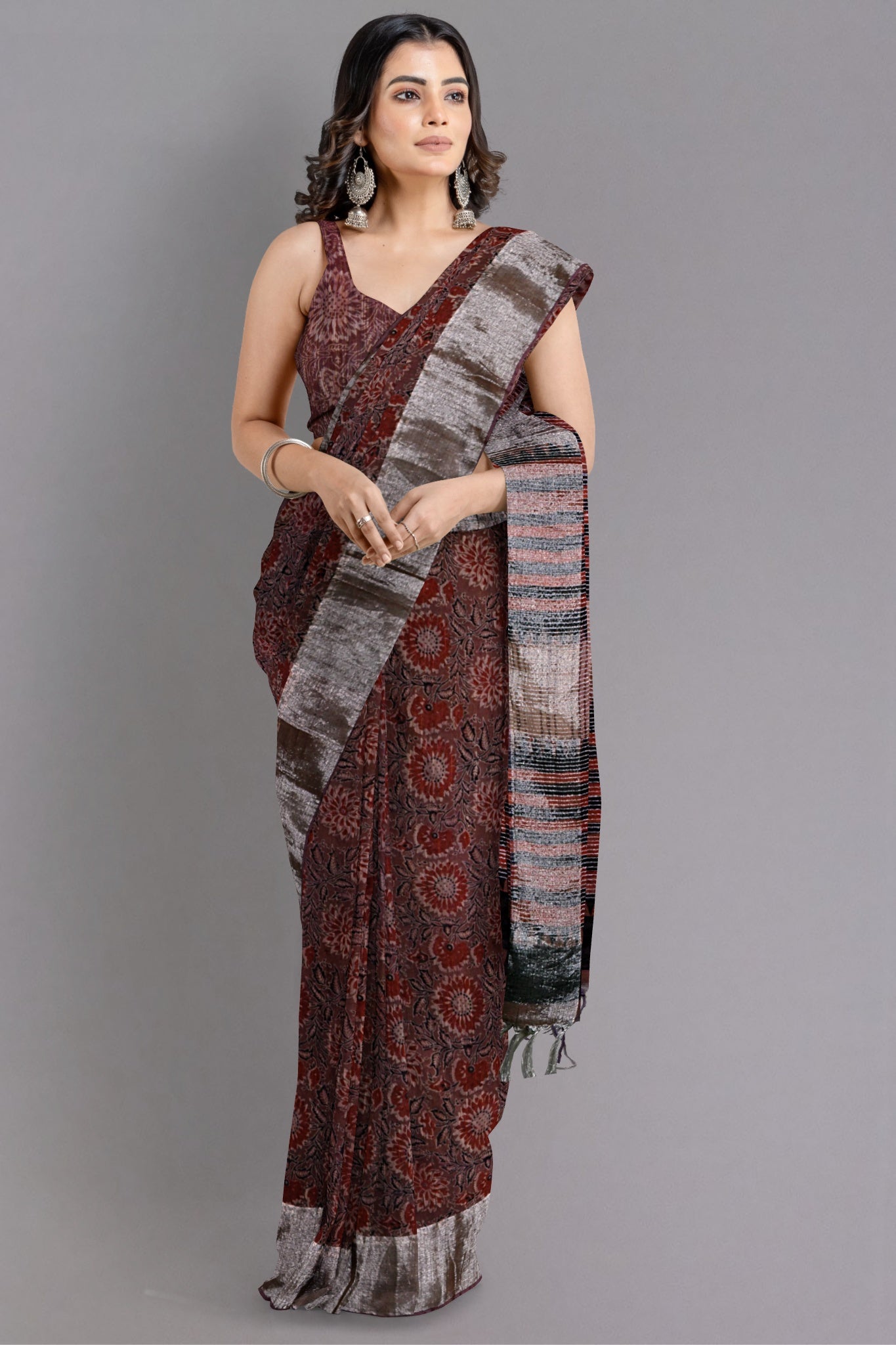 fancy designer wedding bridal party wear saree