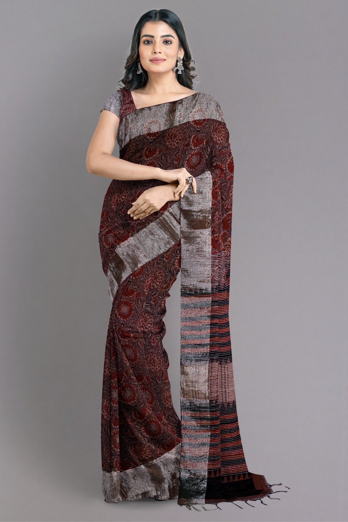 fancy designer wedding bridal party wear saree