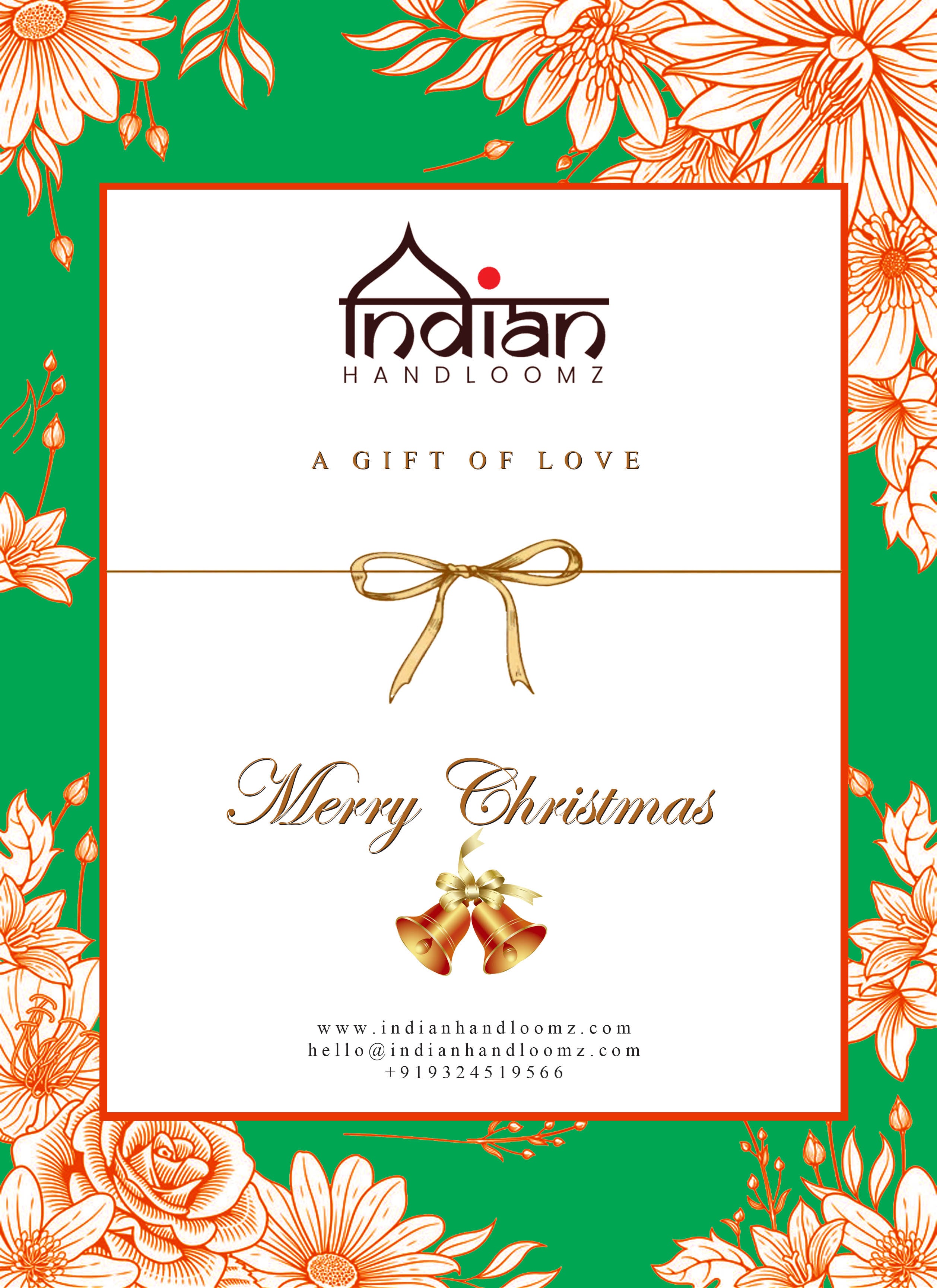 Merry Christmas - Indian Handloomz