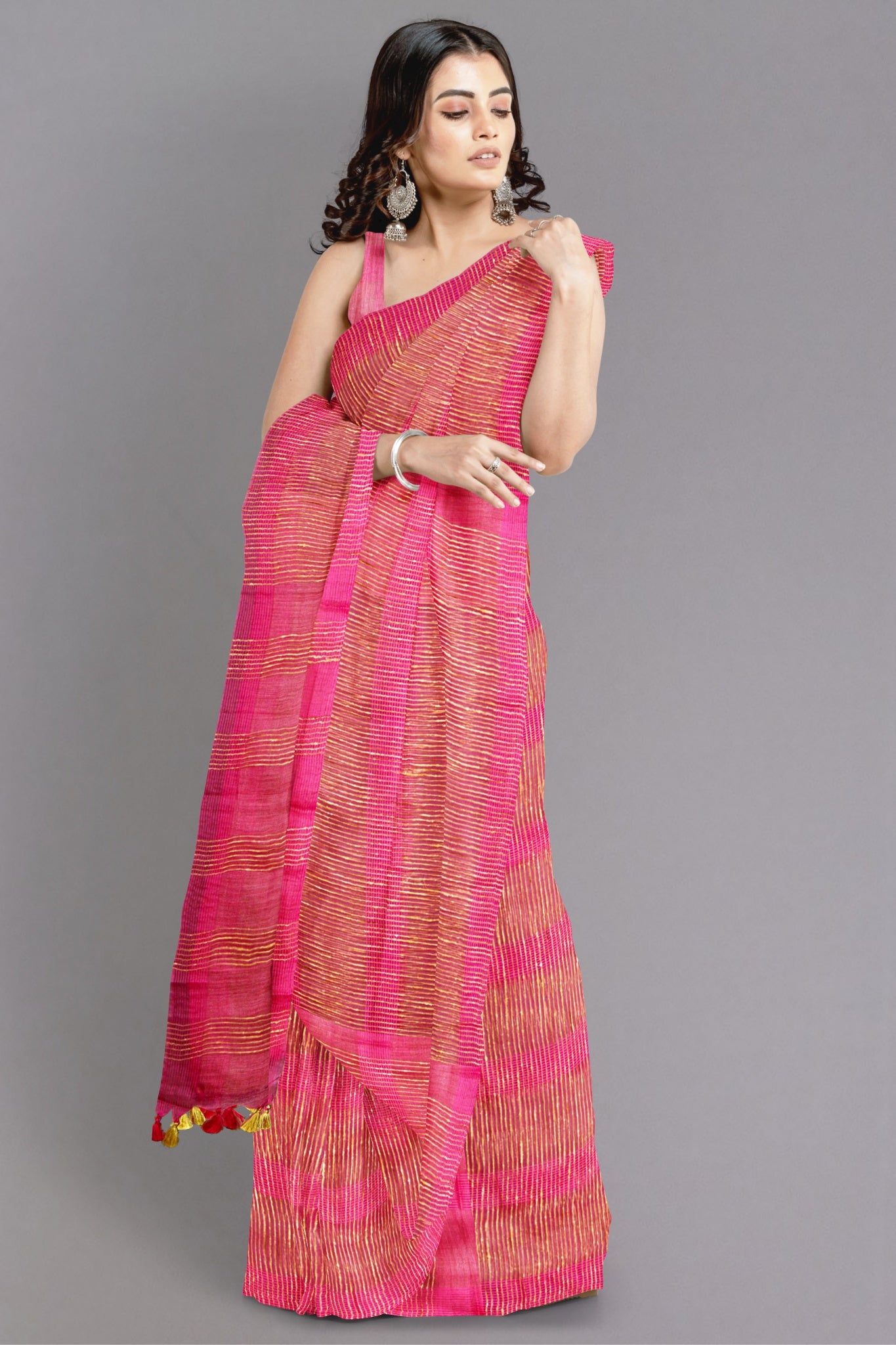 fancy designer wedding bridal party wear saree