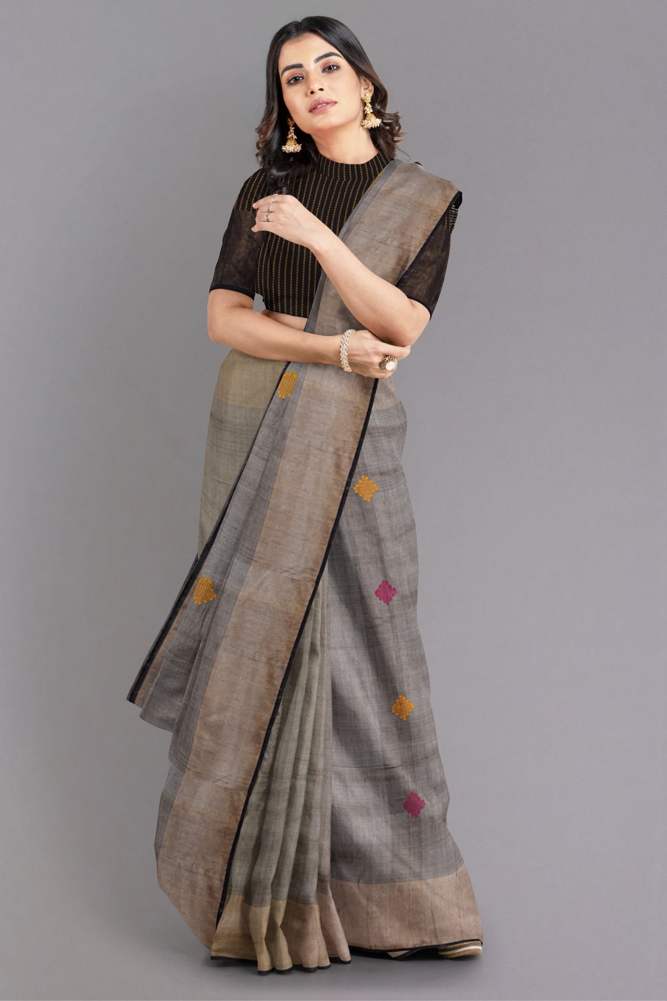 fancy designer wedding bridal party wear saree