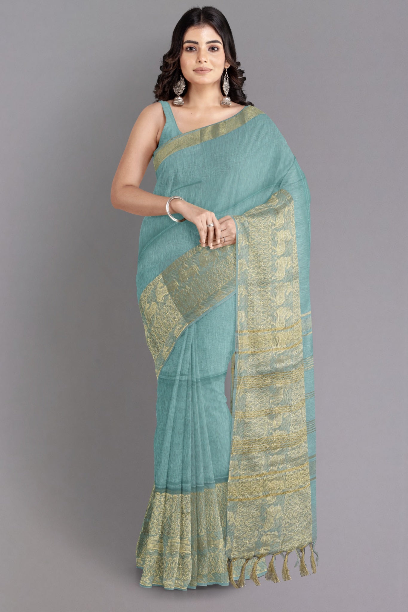 fancy designer wedding bridal party wear saree